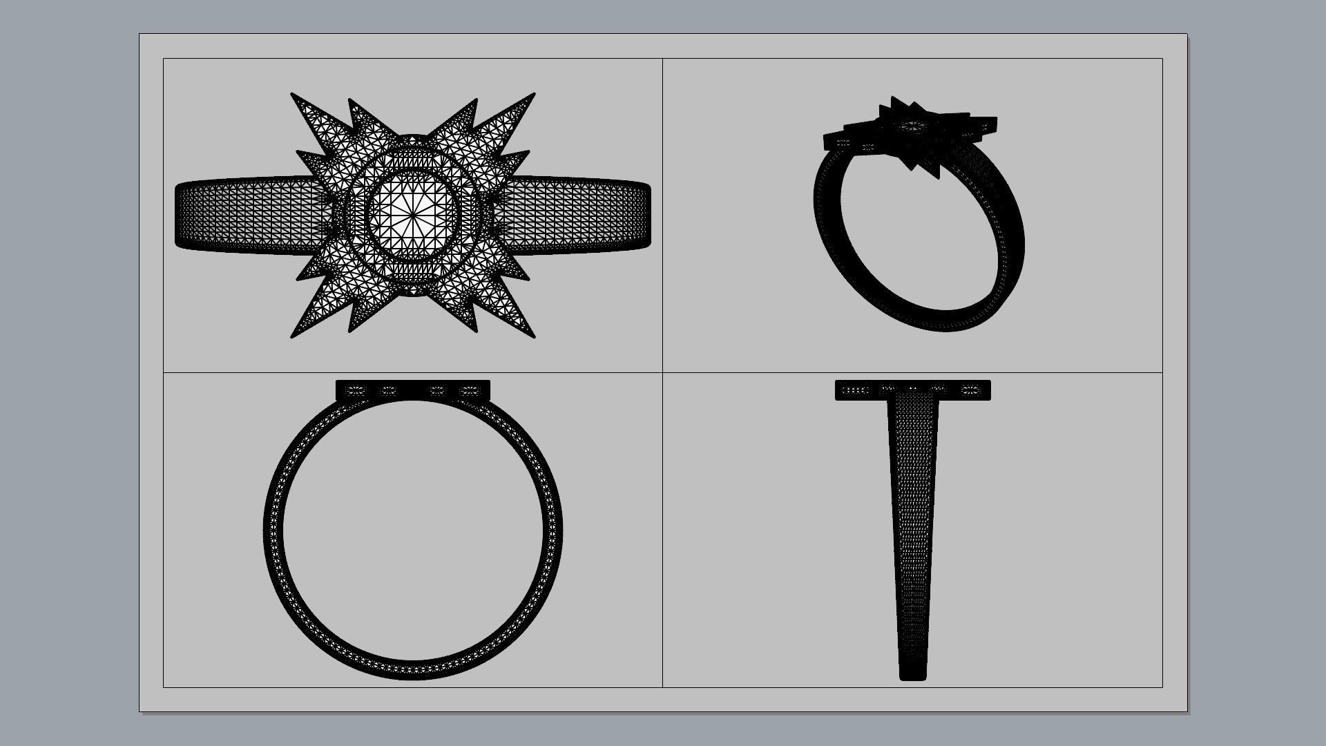 The Sith Order Ring 3D print model_14