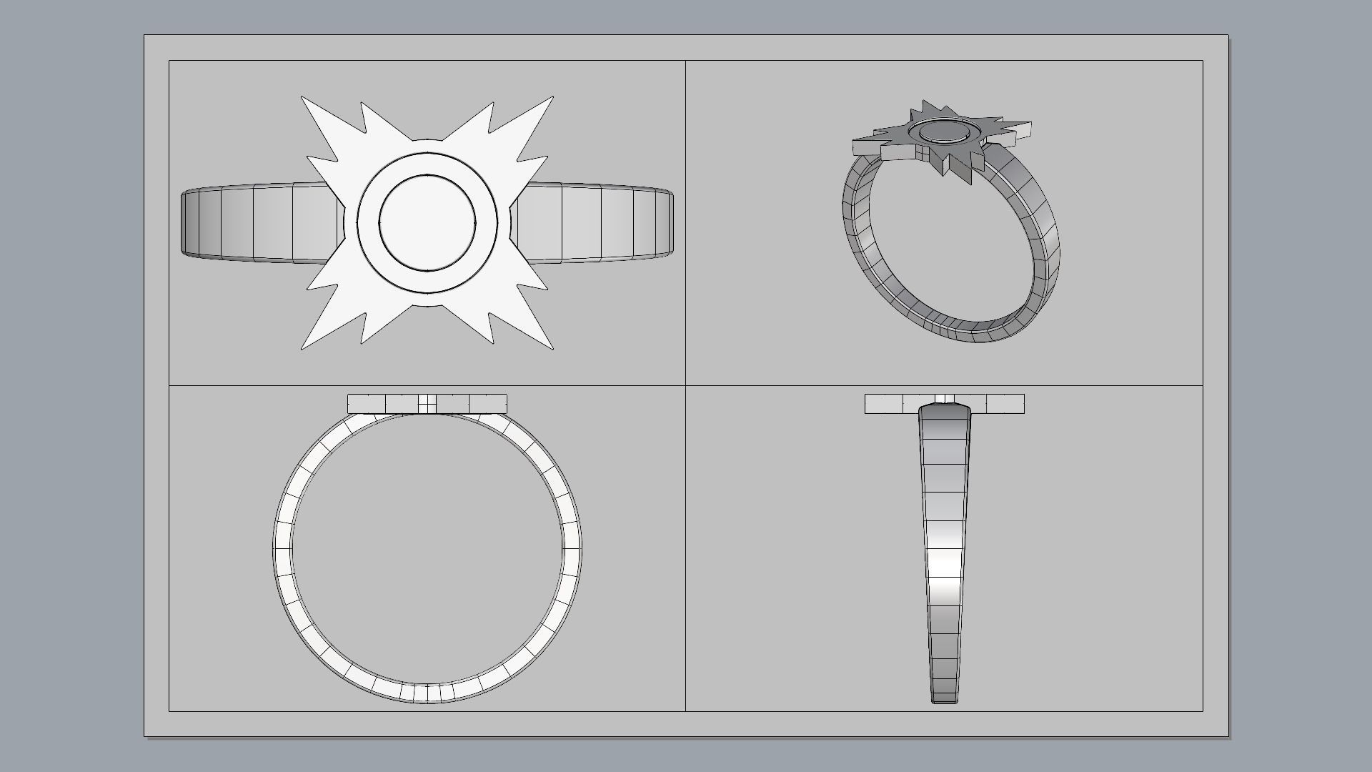 The Sith Order Ring 3D print model_7