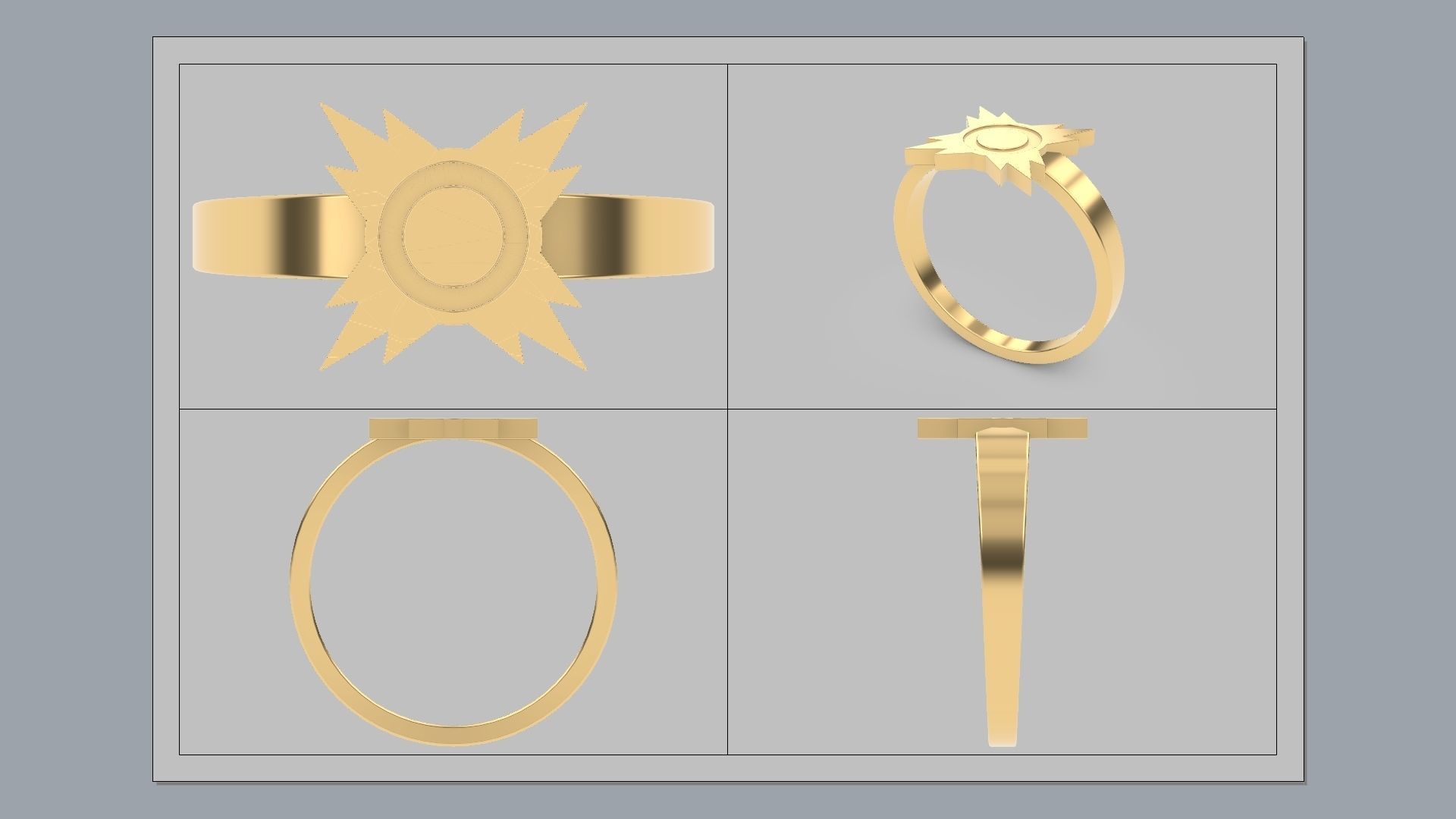 The Sith Order Ring 3D print model_9