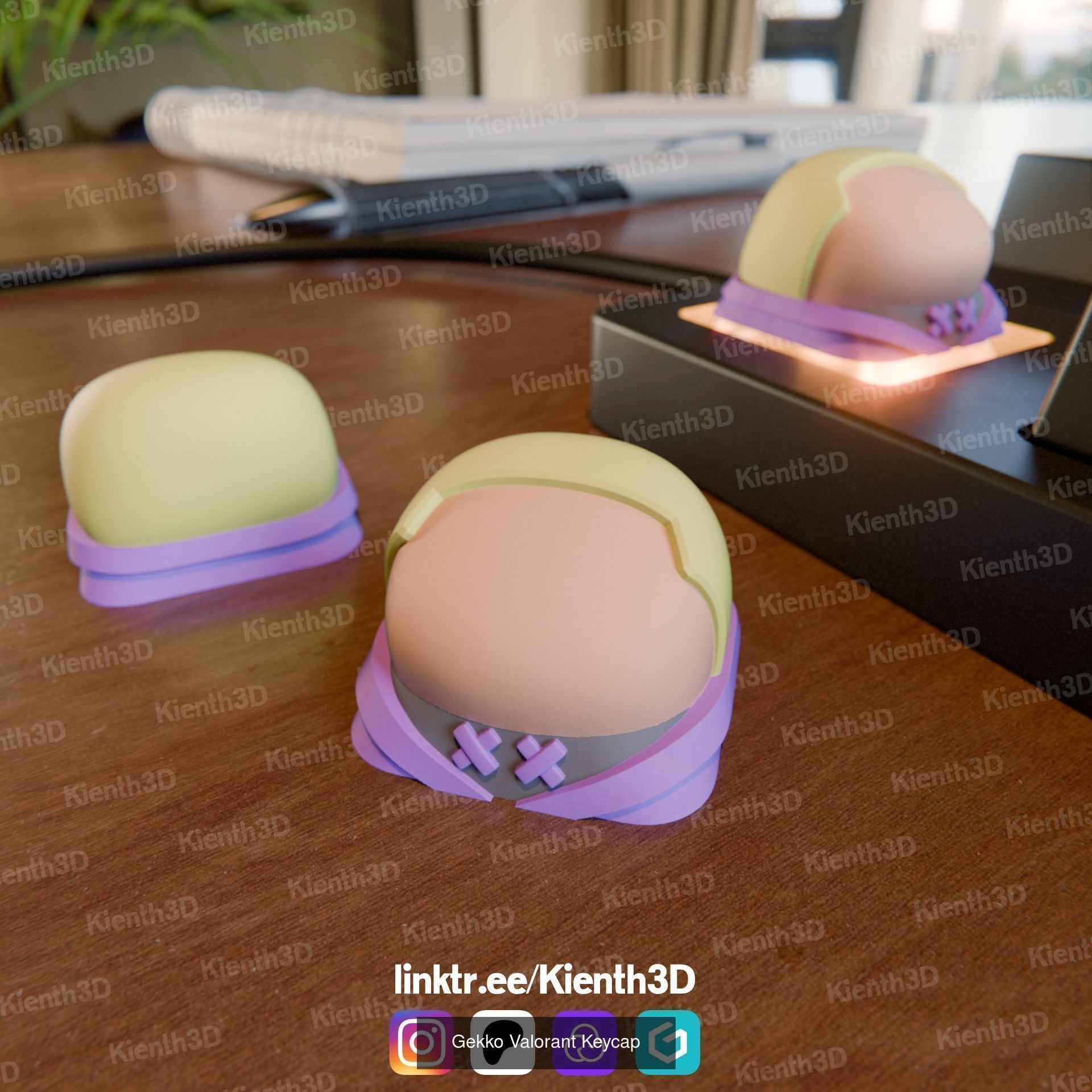 Valorant Keycap Bundle 2 3D Model Collection_4