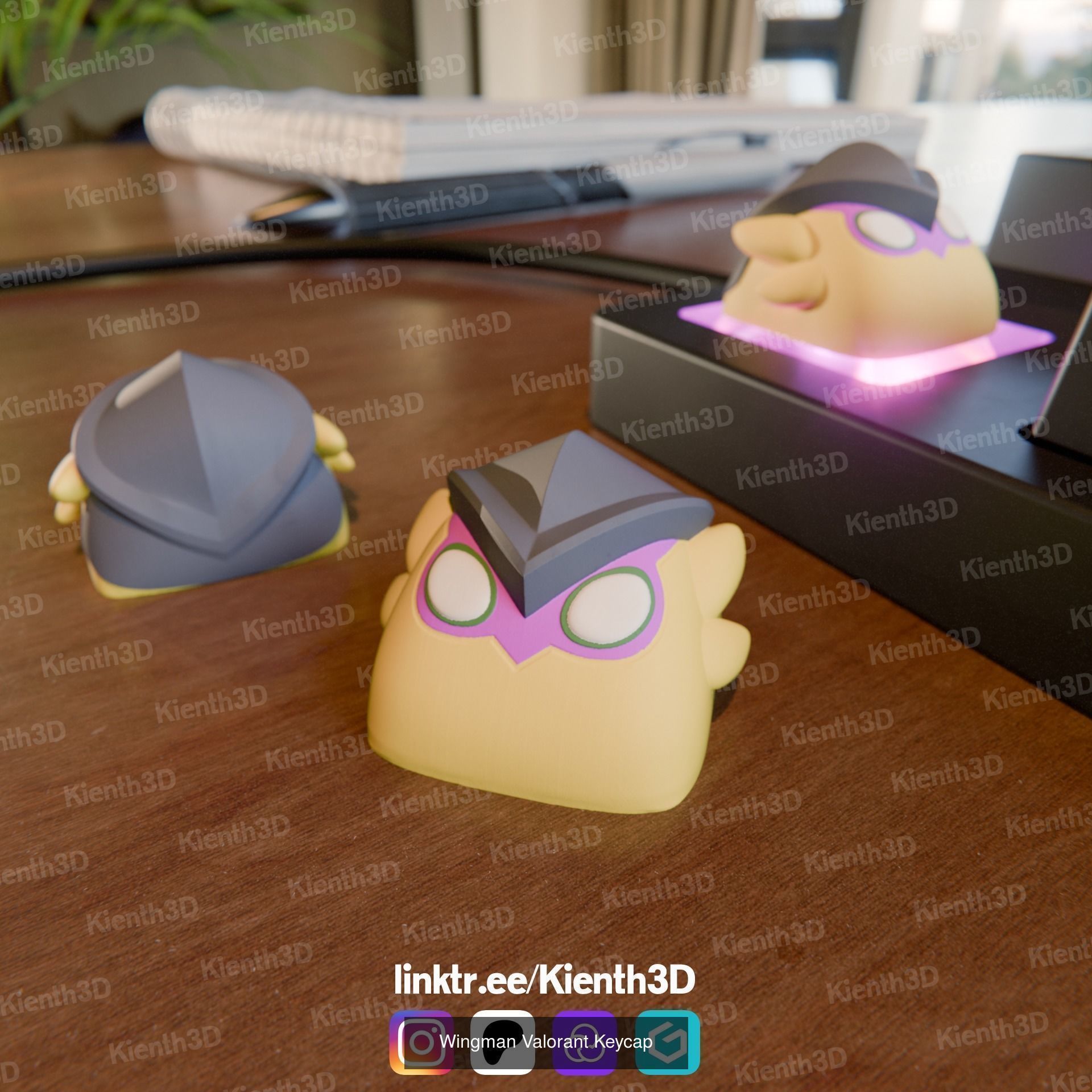 Valorant Keycap Bundle 2 3D Model Collection_3