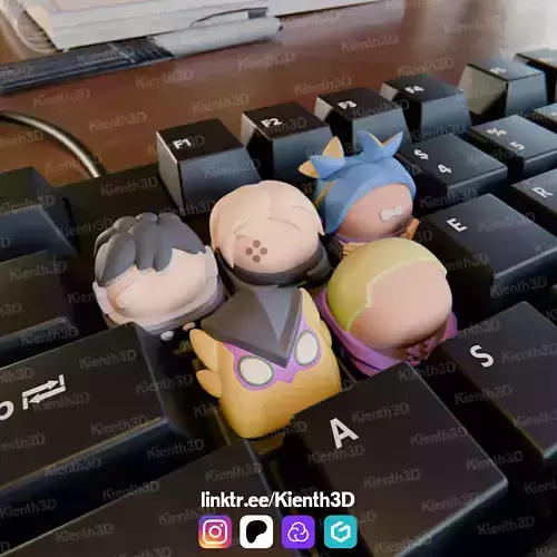 Valorant Keycap Bundle 2 3D Model Collection