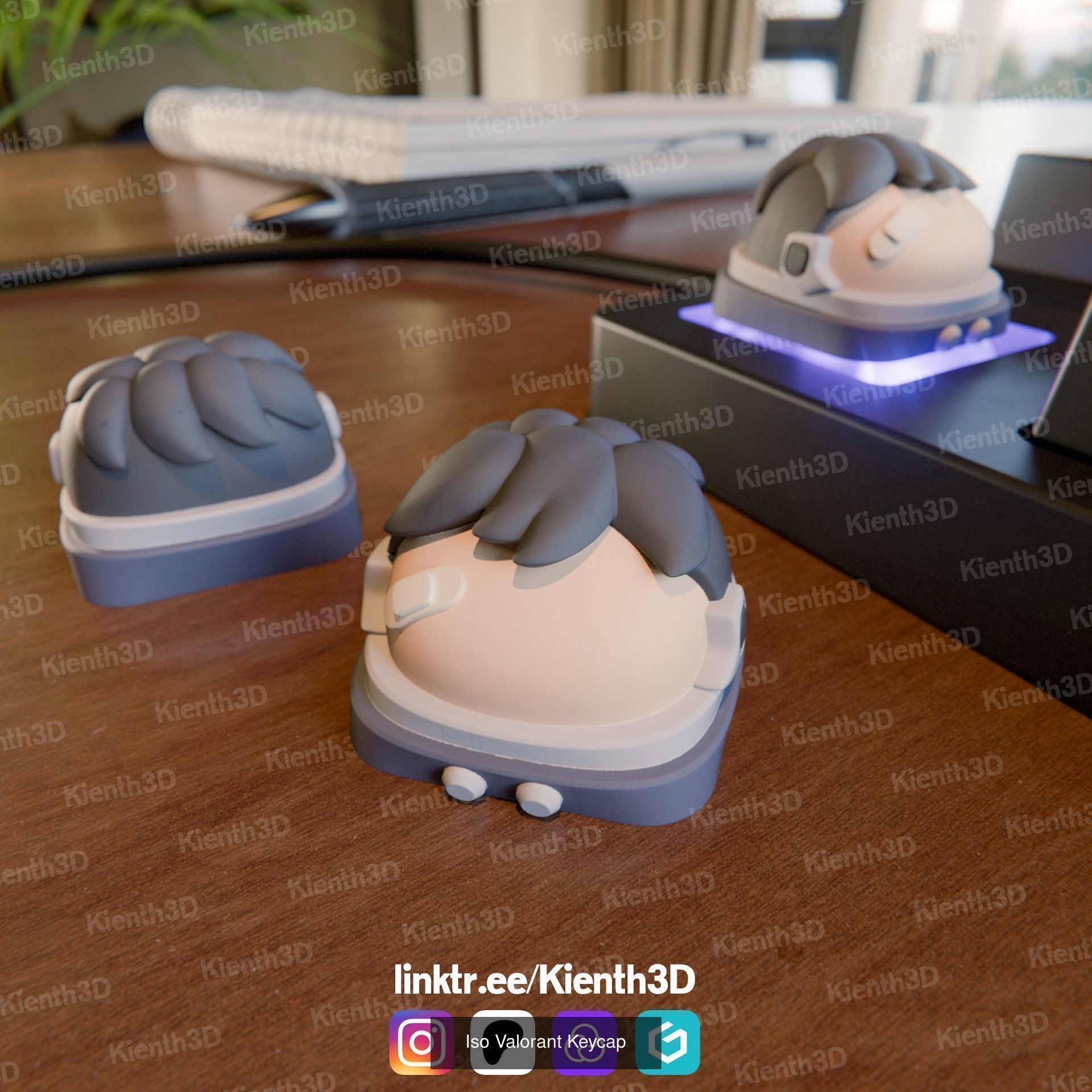 Valorant Keycap Bundle 2 3D Model Collection_6