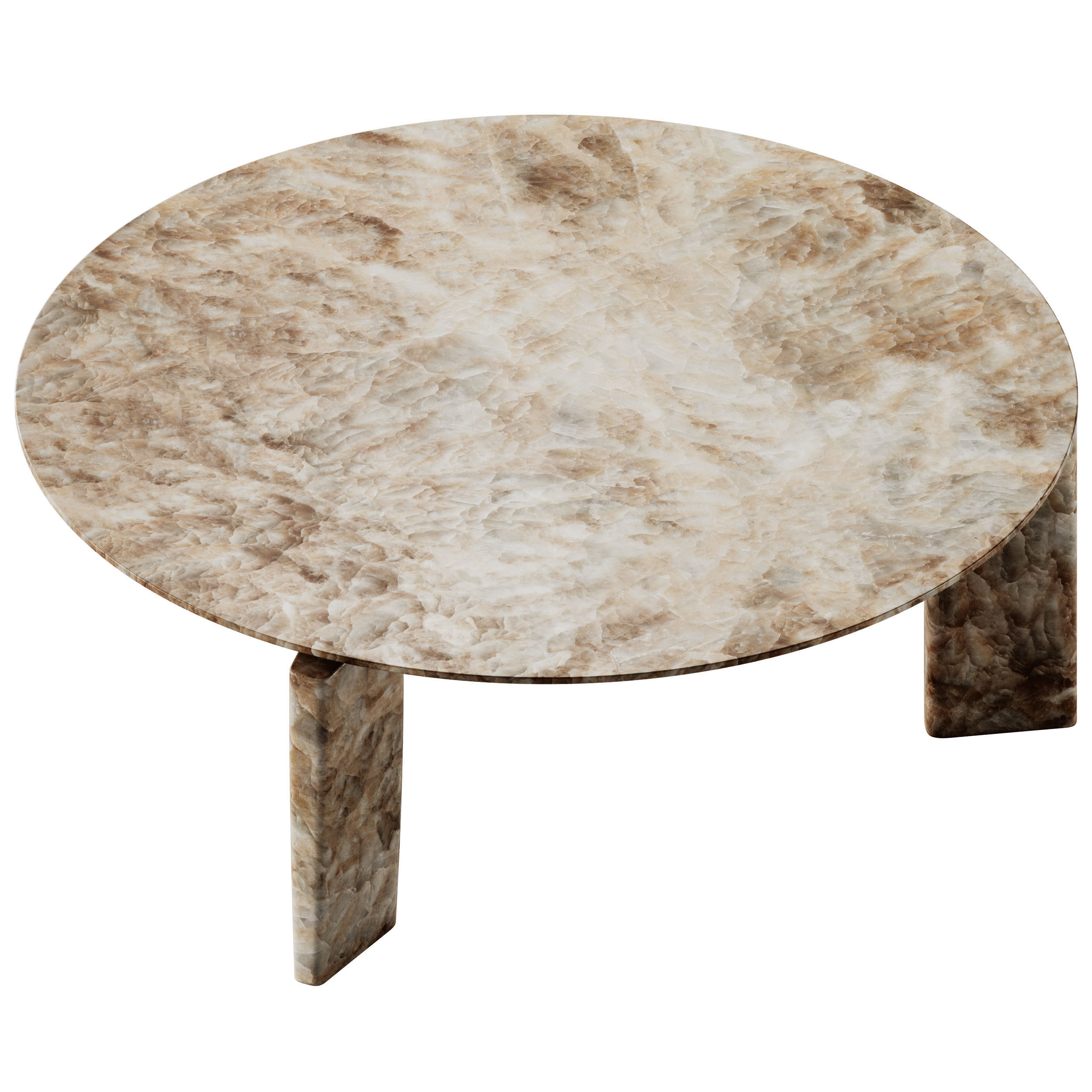 Exteta Giotto Round Dining Table 3D model_2