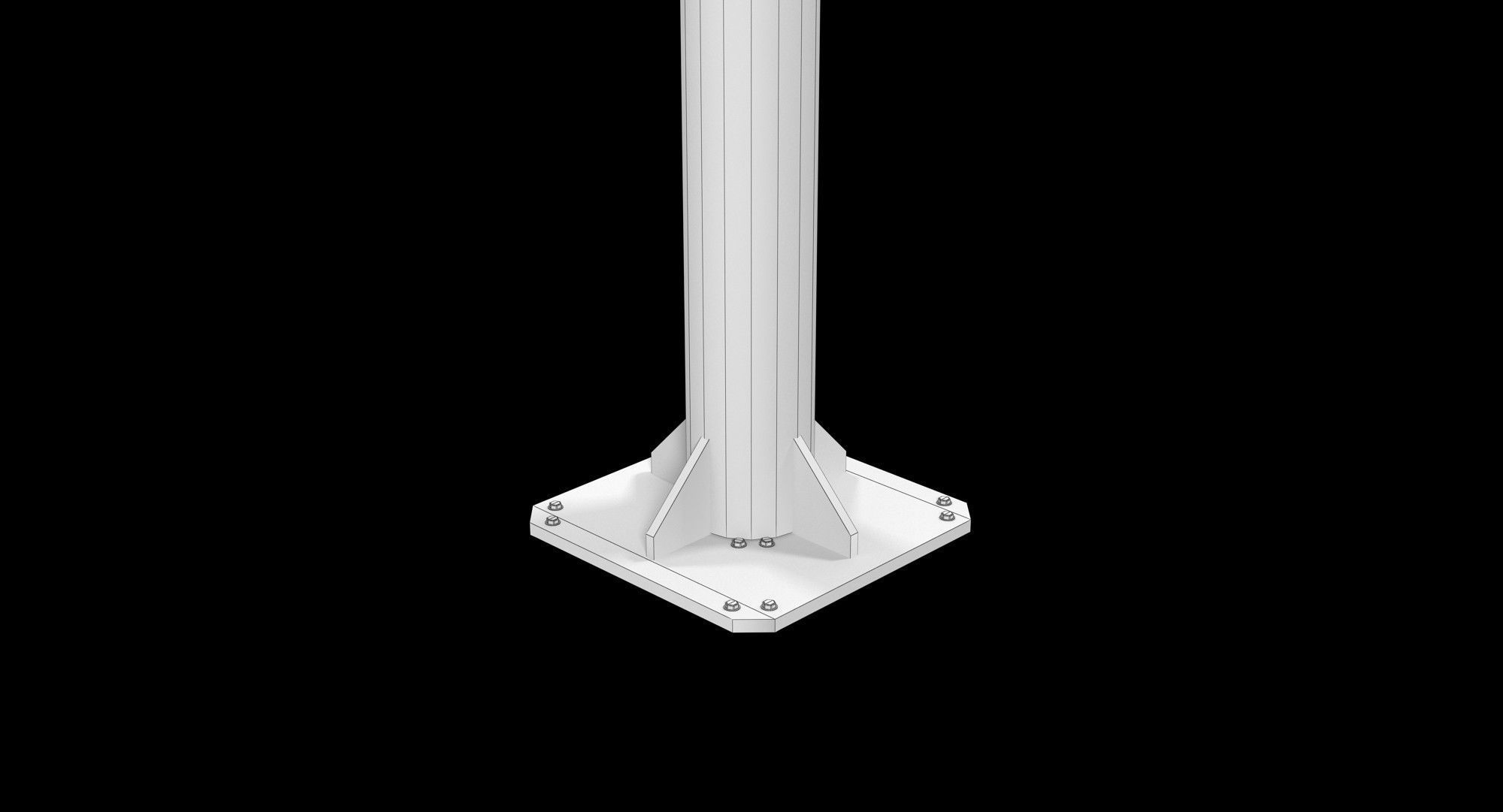 Billboard 1 Low-poly 3D model_19