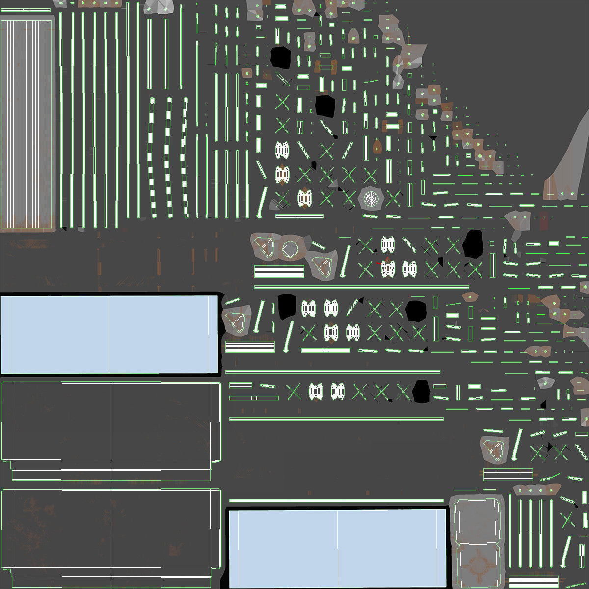 Billboard 1 Low-poly 3D model_23