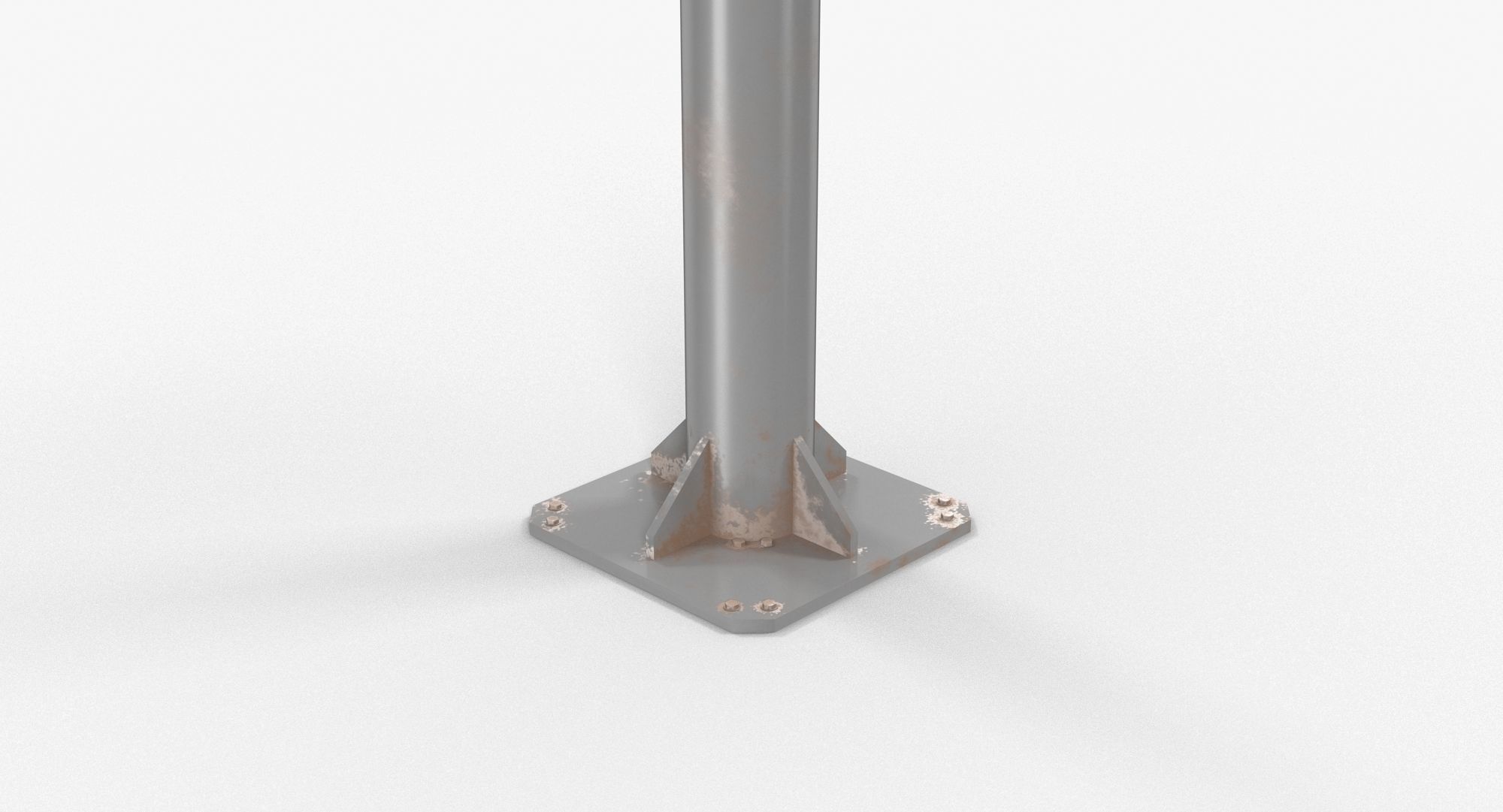 Billboard 1 Low-poly 3D model_8