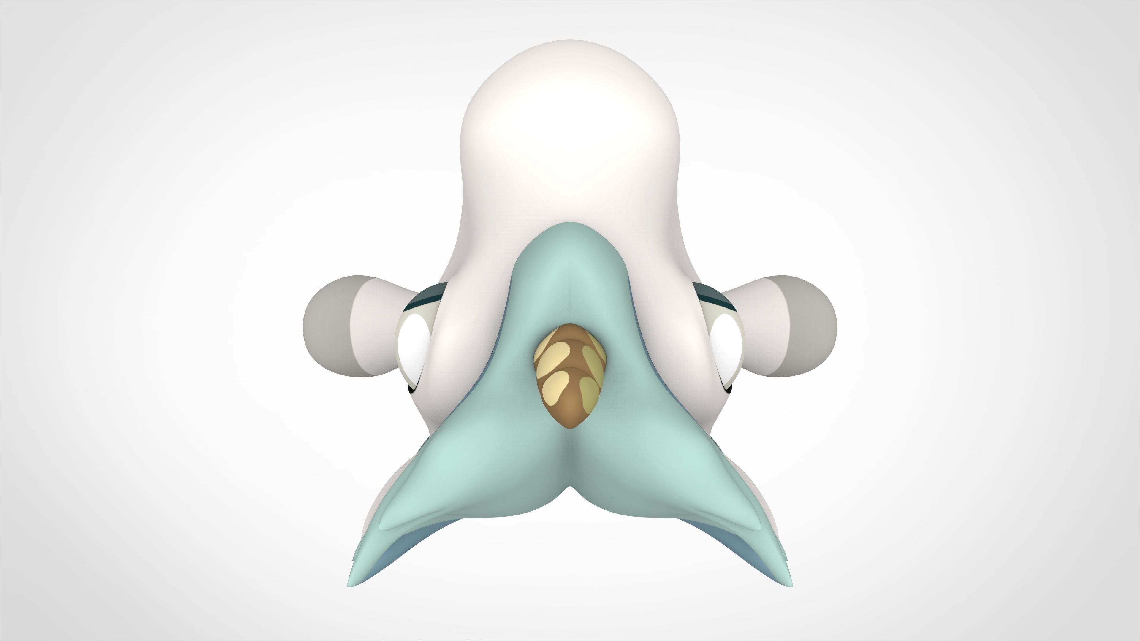 Unicorse Low-poly 3D model_4