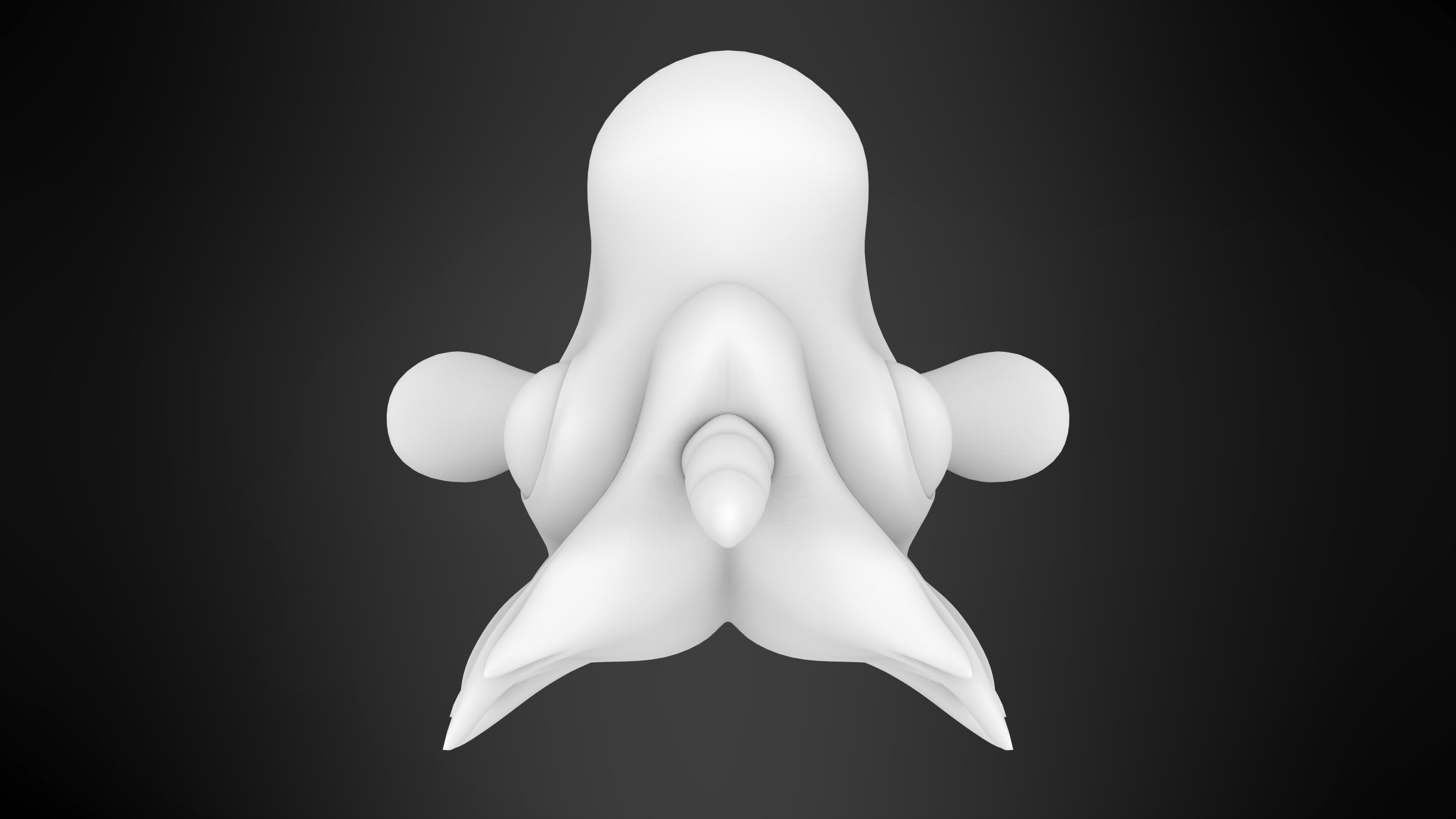 Unicorse Low-poly 3D model_9