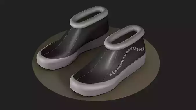 Unisex shoes star character