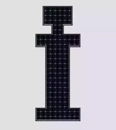 Solar Panel Letter - I