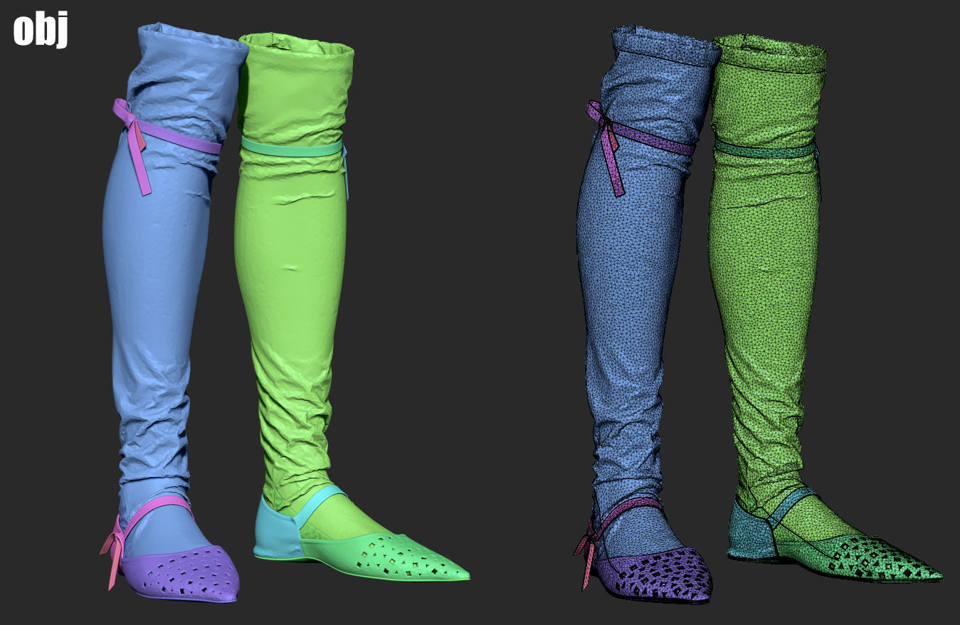 15th century outfit 2 - Marvelous Designer project and OBJ 3D model_10