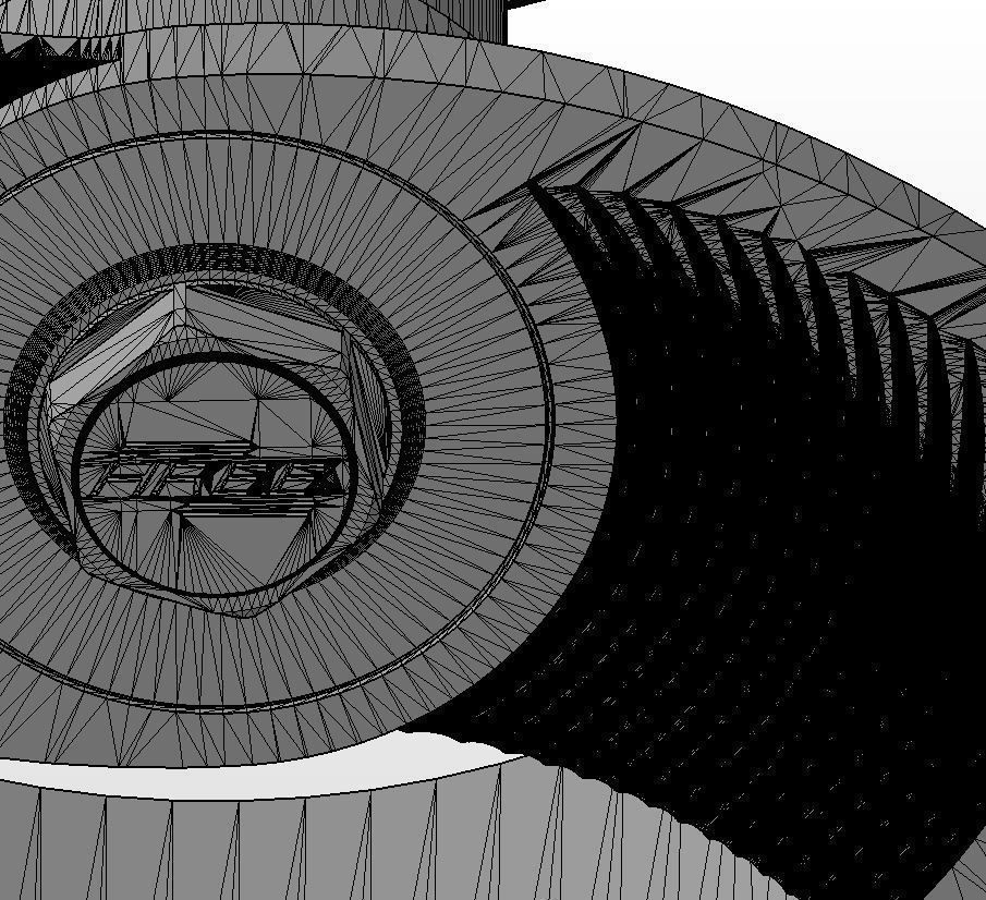 Wheels 20inch HRBB Deuce for your scale model 3D print model_16