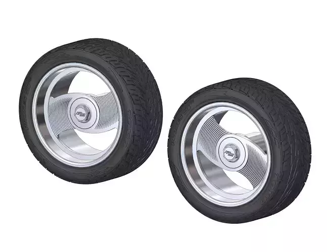 Wheels  20inch HRBB Deuce for your scale model