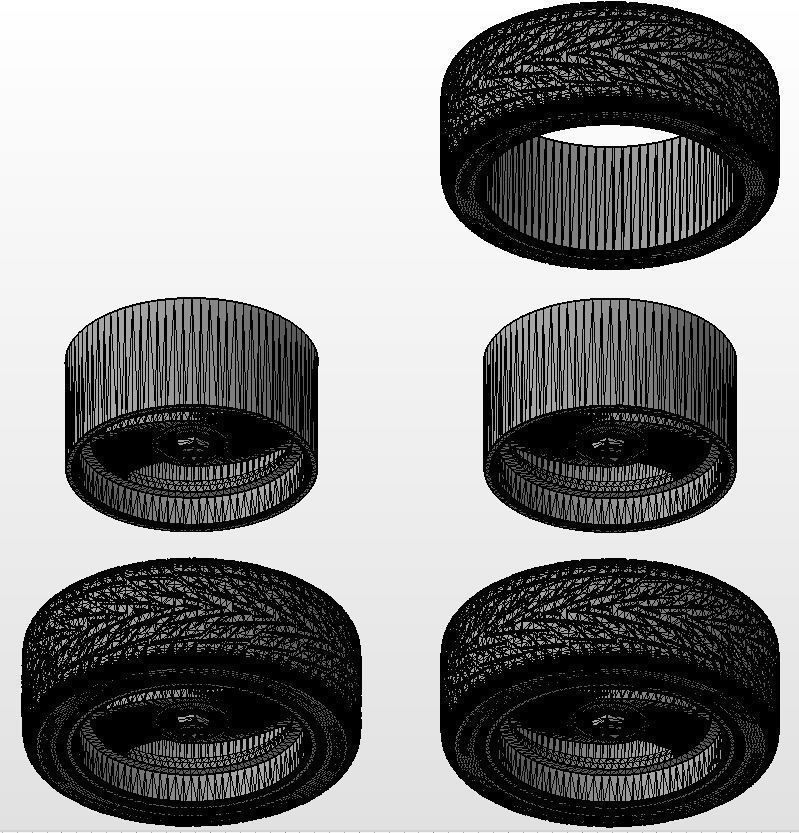 Wheels 20inch HRBB Deuce for your scale model 3D print model_14