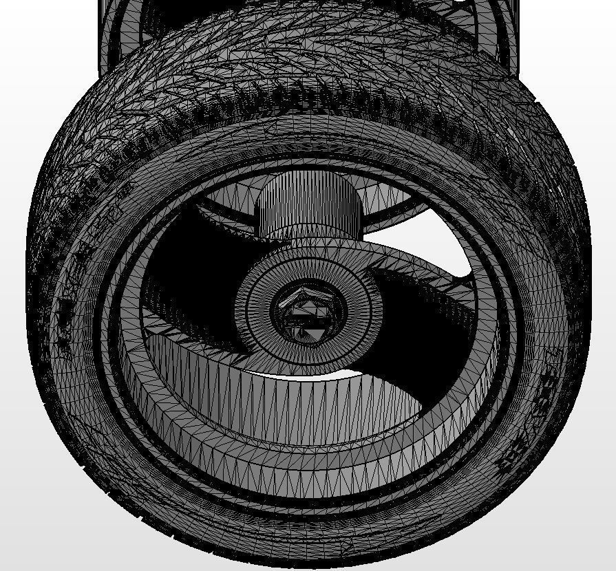 Wheels 20inch HRBB Deuce for your scale model 3D print model_15