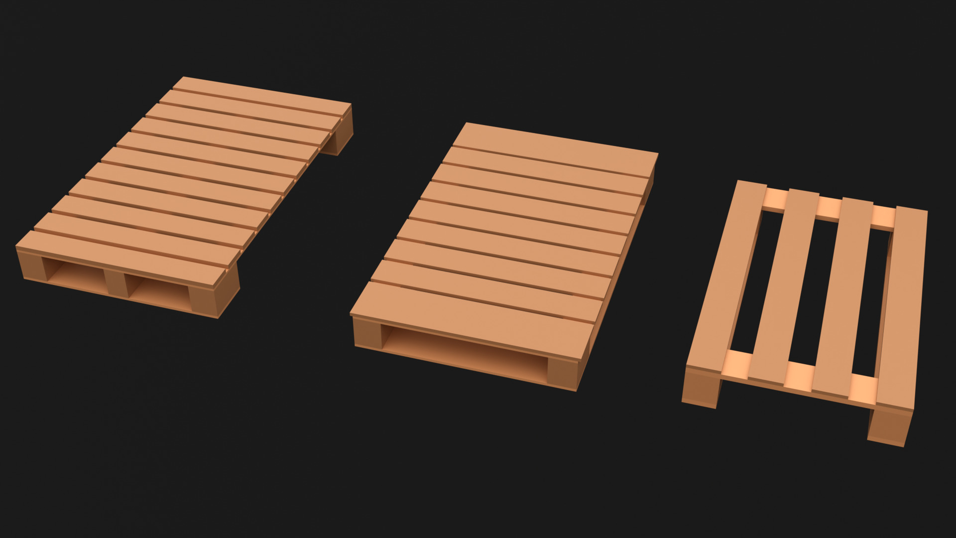 Low Poly Construction Props Low-poly 3D model_4