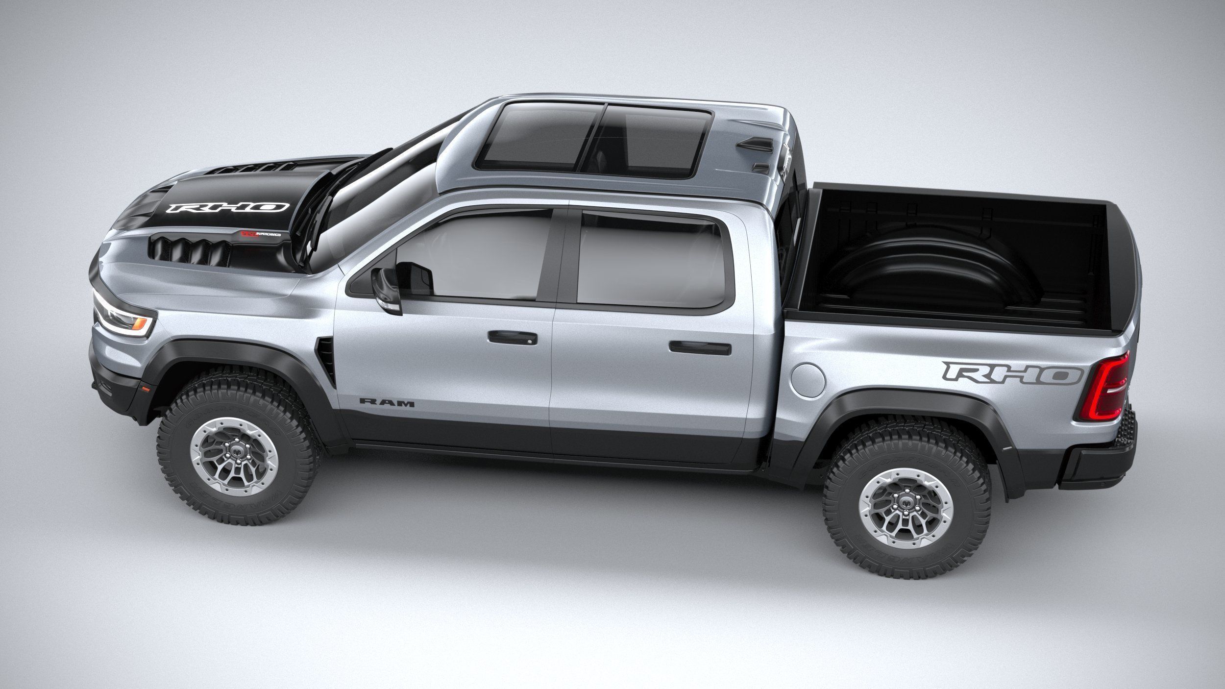 Ram 1500 RHO 2025 3D model_9