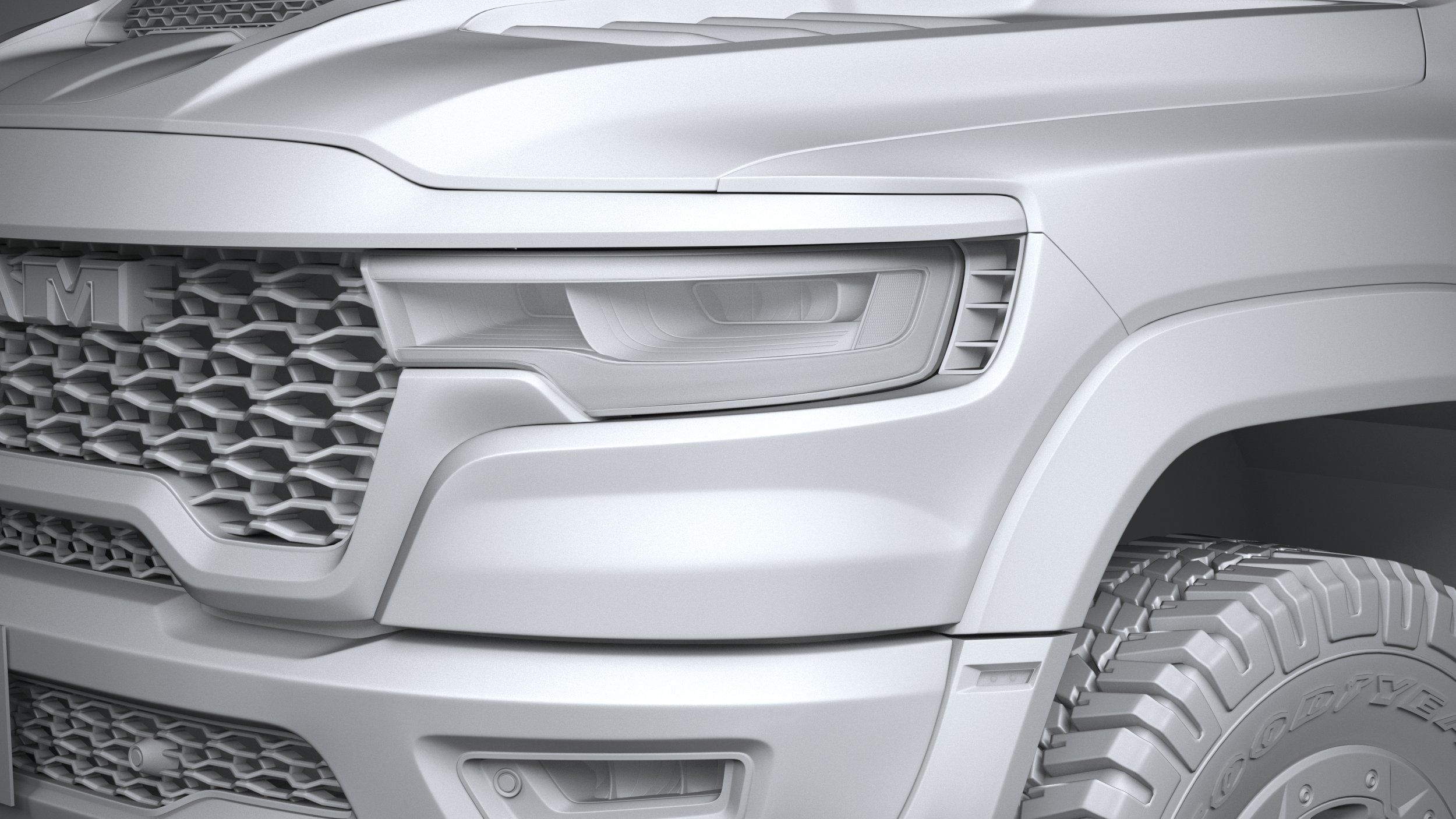 Ram 1500 RHO 2025 3D model_23