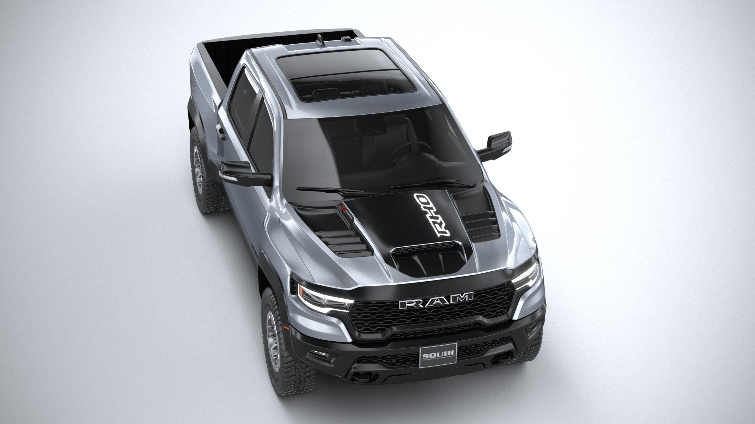 Ram 1500 RHO 2025 3D model_12