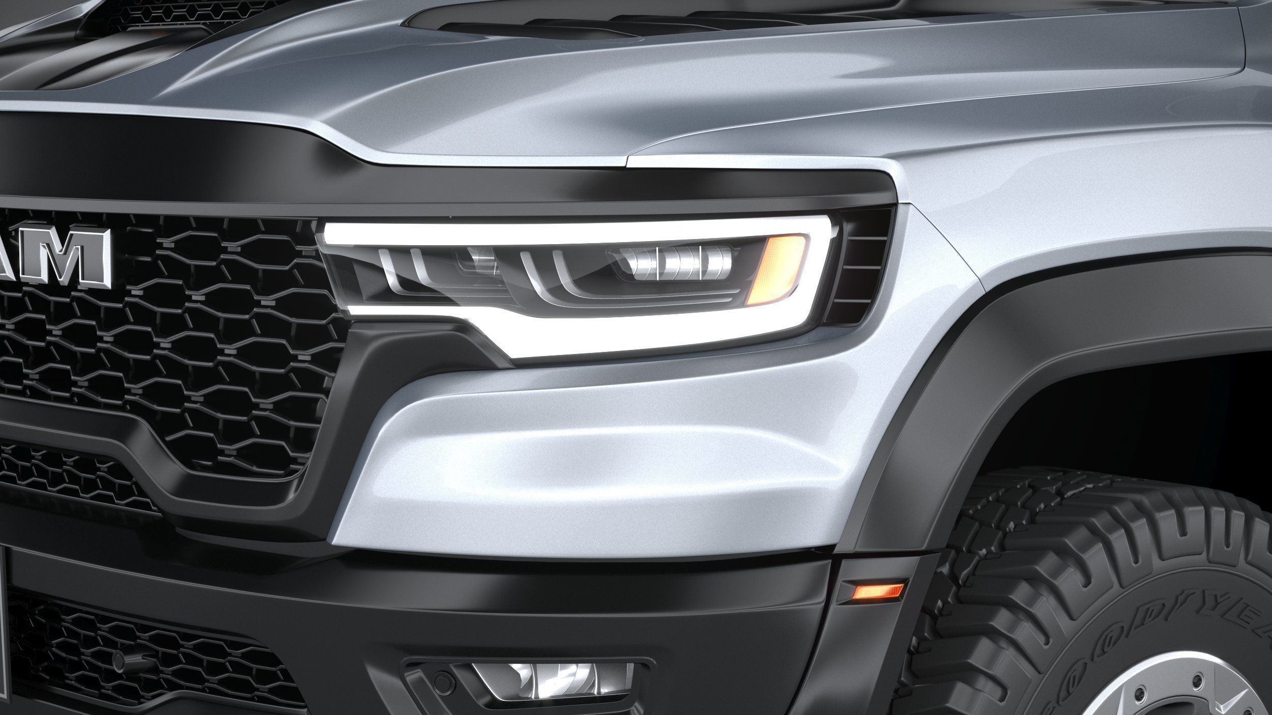 Ram 1500 RHO 2025 3D model_14
