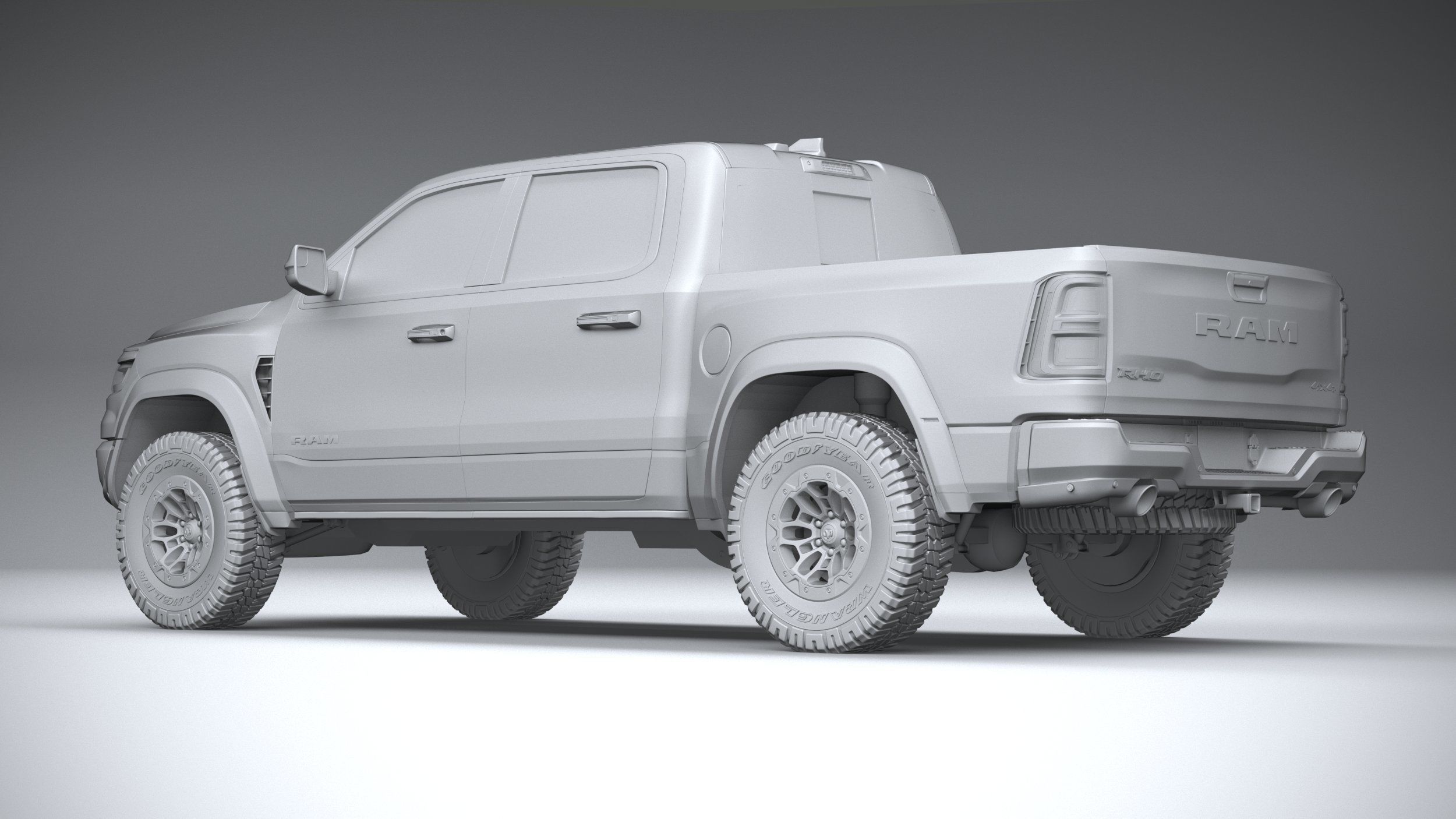 Ram 1500 RHO 2025 3D model_21