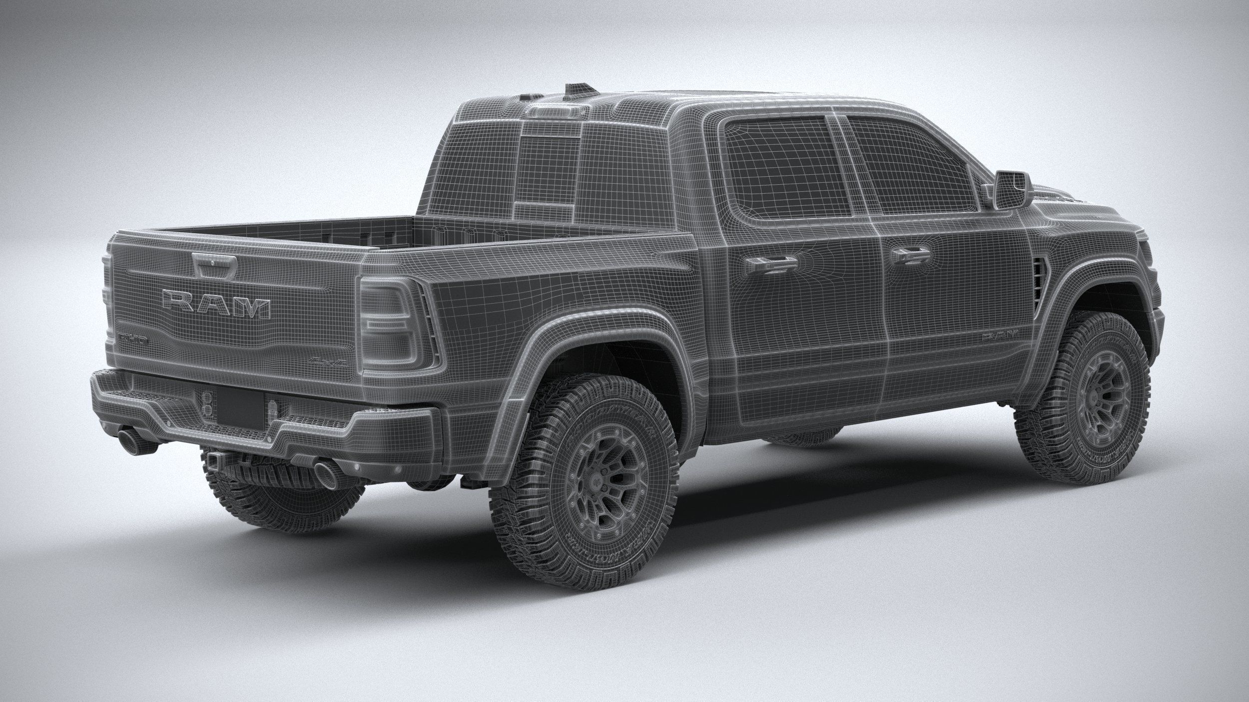 Ram 1500 RHO 2025 3D model_27