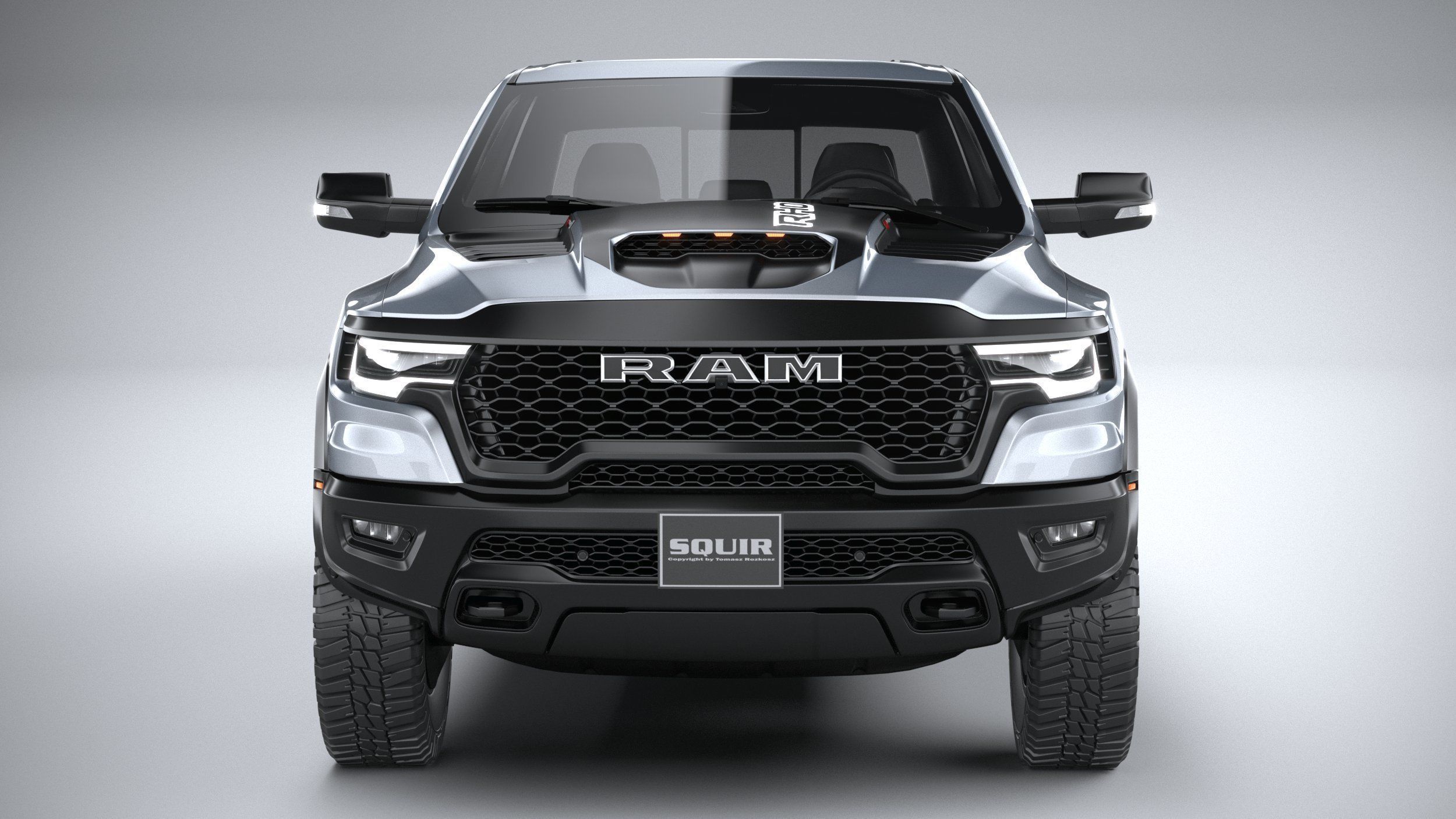Ram 1500 RHO 2025 3D model_13