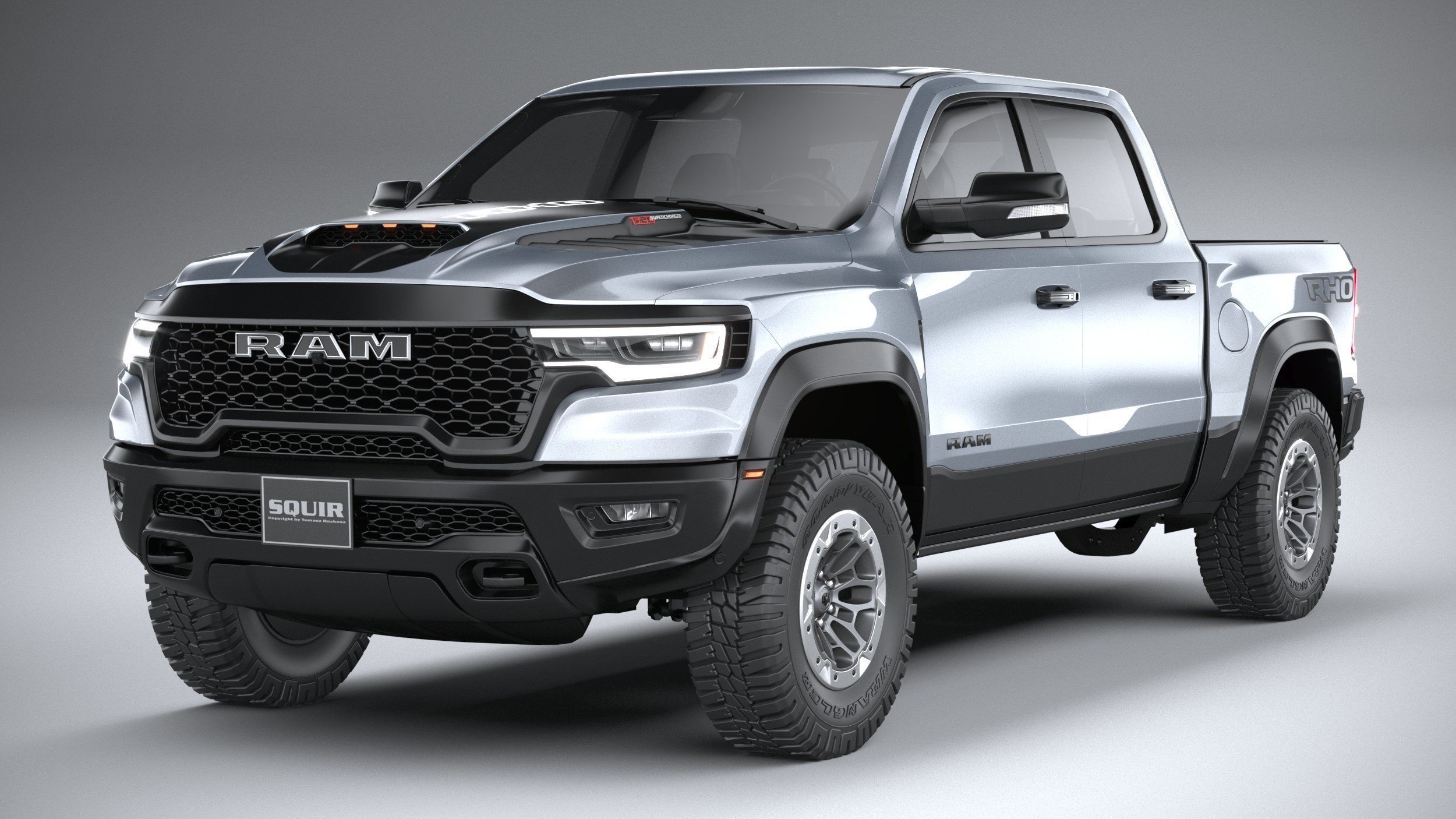 Ram 1500 RHO 2025 3D model_2