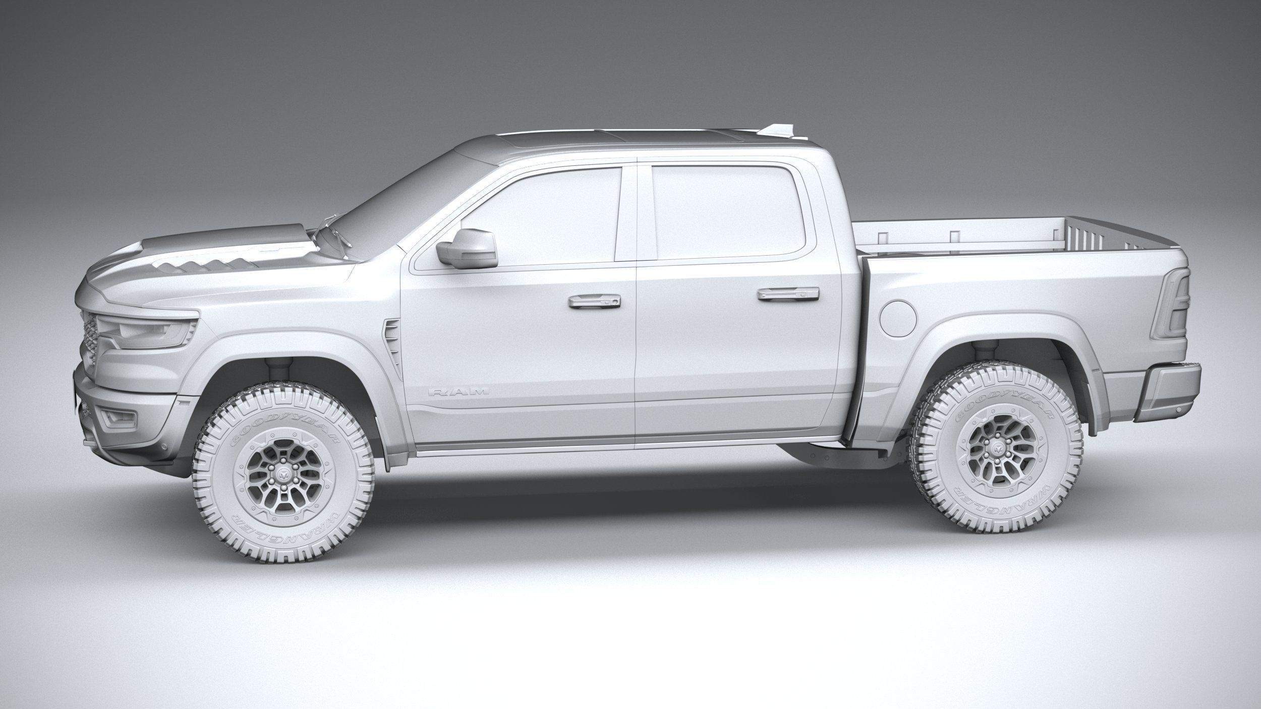 Ram 1500 RHO 2025 3D model_22