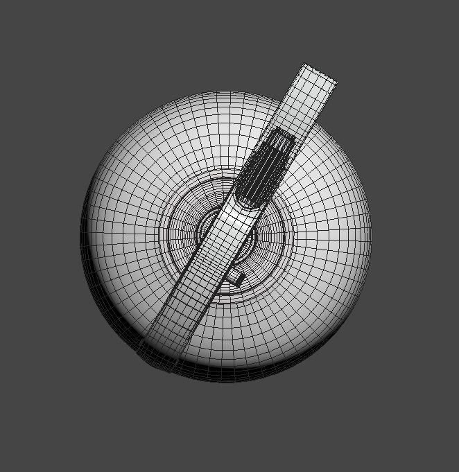 large plastic bottle with dispenser-vol1 3D model_11