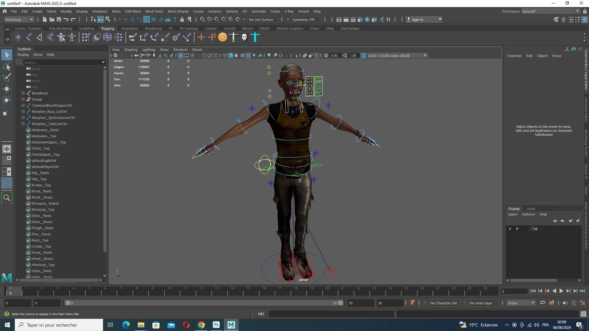 African Boy with Repairman cloth Low-poly 3D model_24