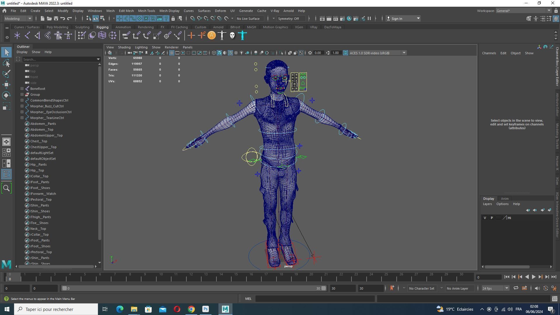 African Boy with Repairman cloth Low-poly 3D model_23