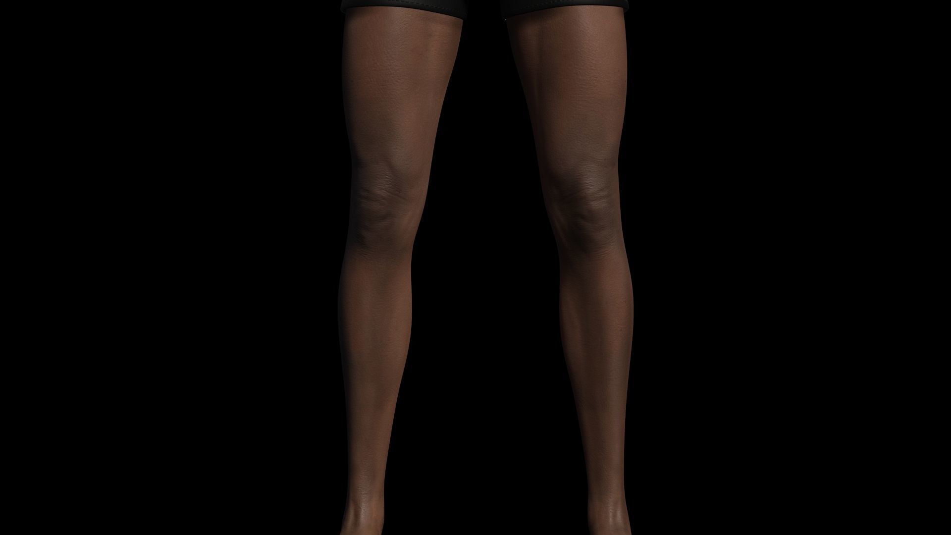 African Boy with Repairman cloth Low-poly 3D model_18