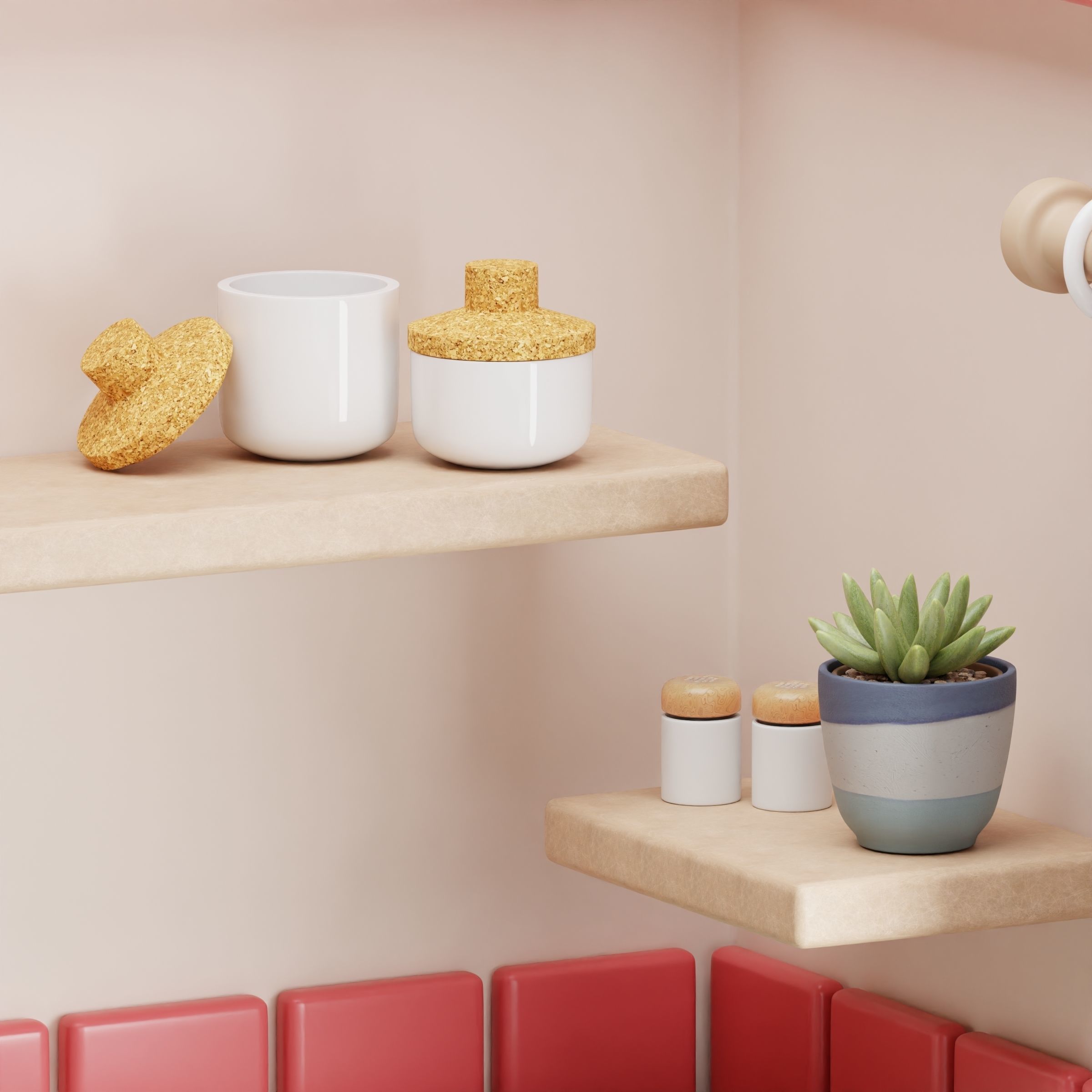 Cozy kitchen 3D model_3