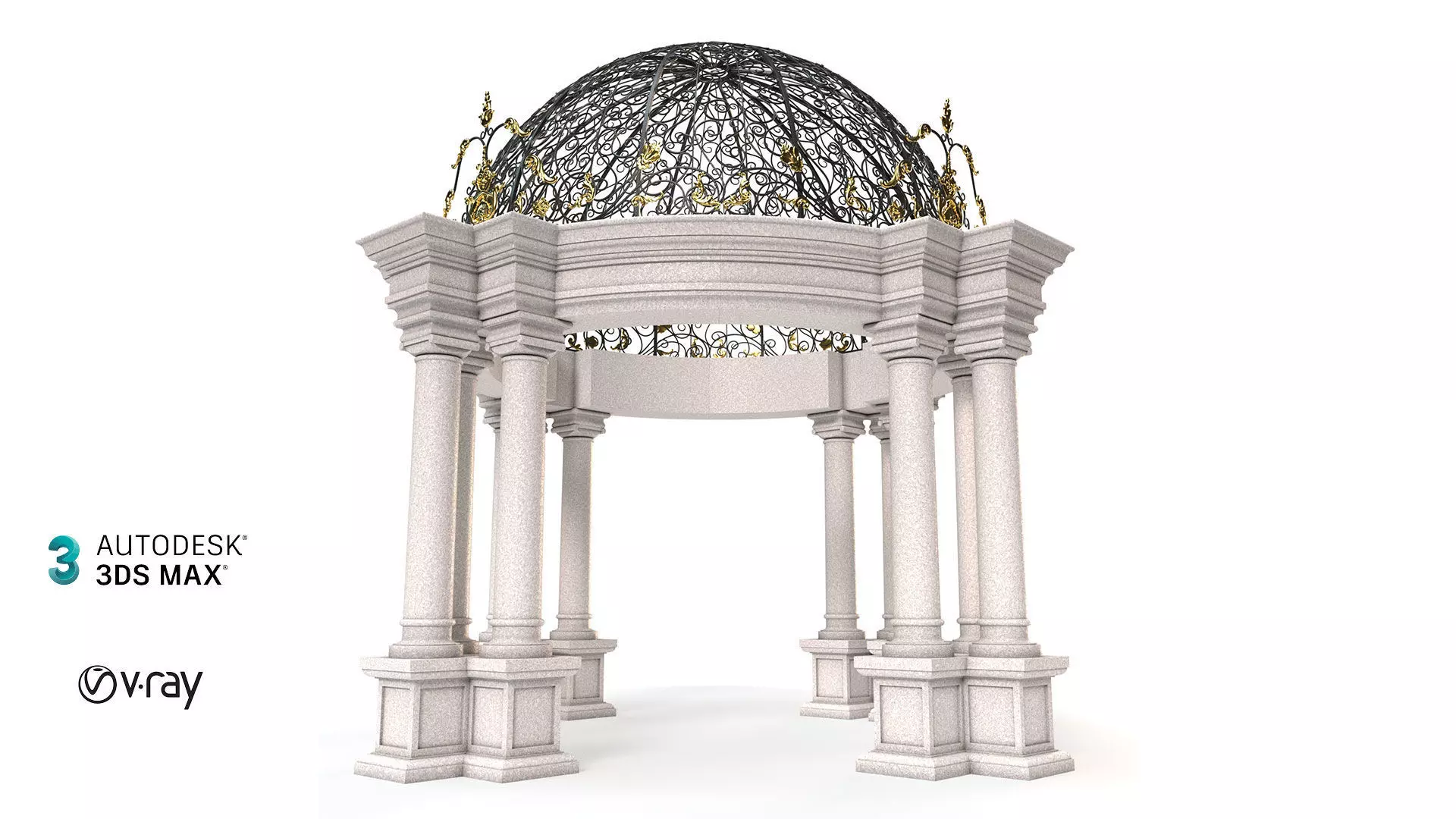 Pavilion 3D model_0