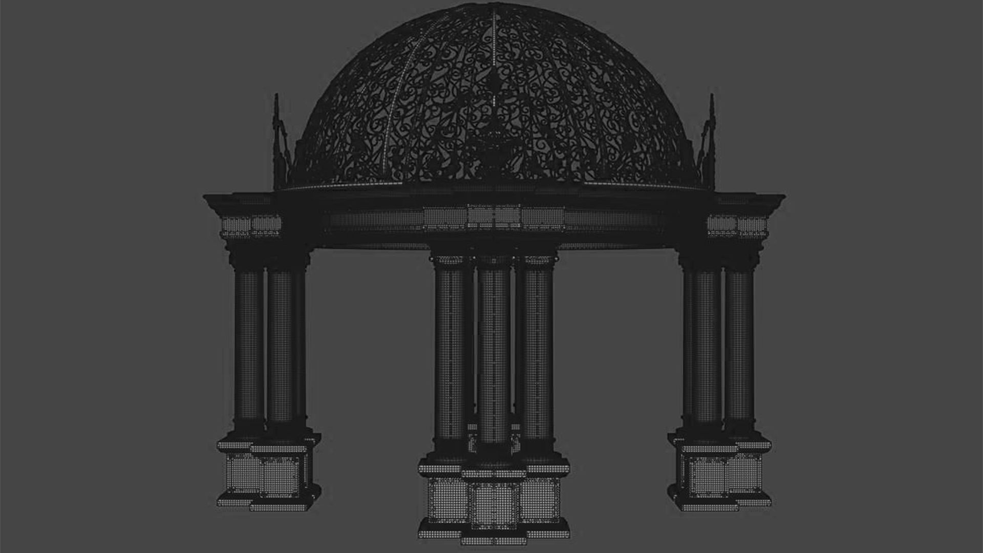 Pavilion 3D model_22