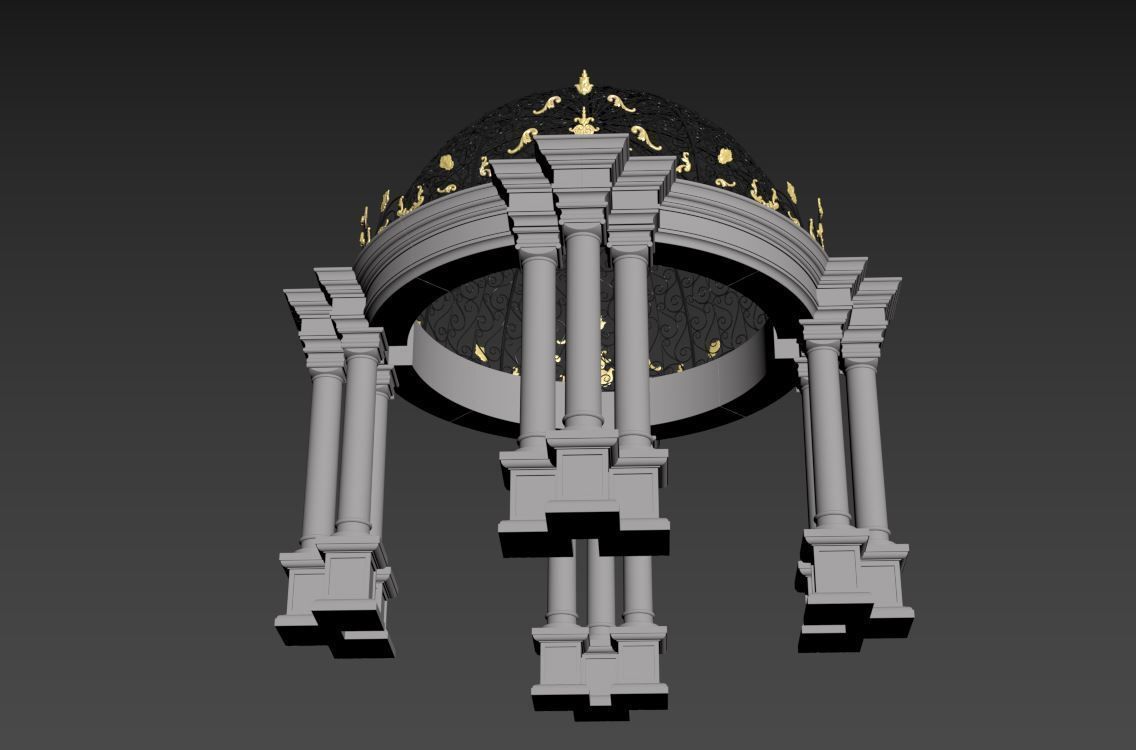 Pavilion 3D model_12