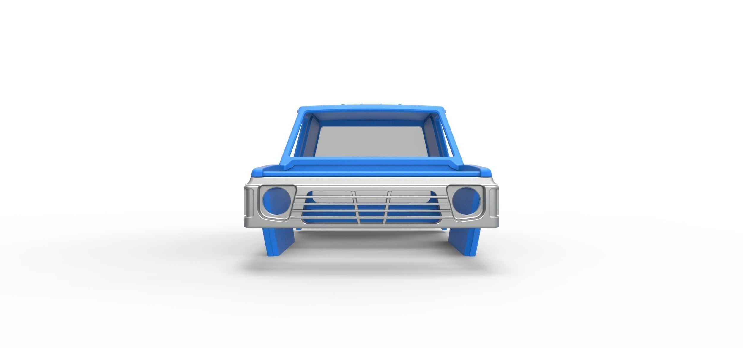 Shell of Uphill Sand Racing Dragster V2 Scale 1 to 25 3D print model_5