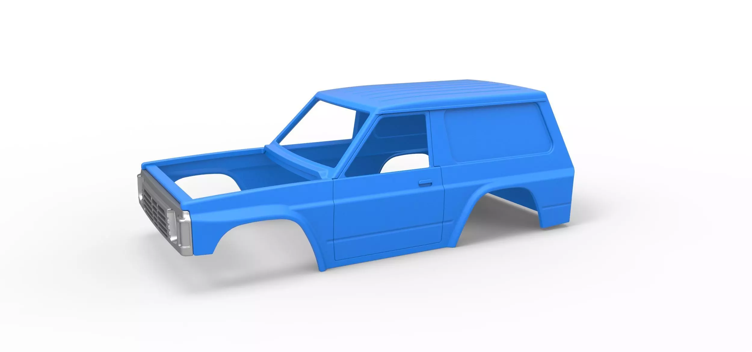 Shell of Uphill Sand Racing Dragster V2 Scale 1 to 25 3D print model_0