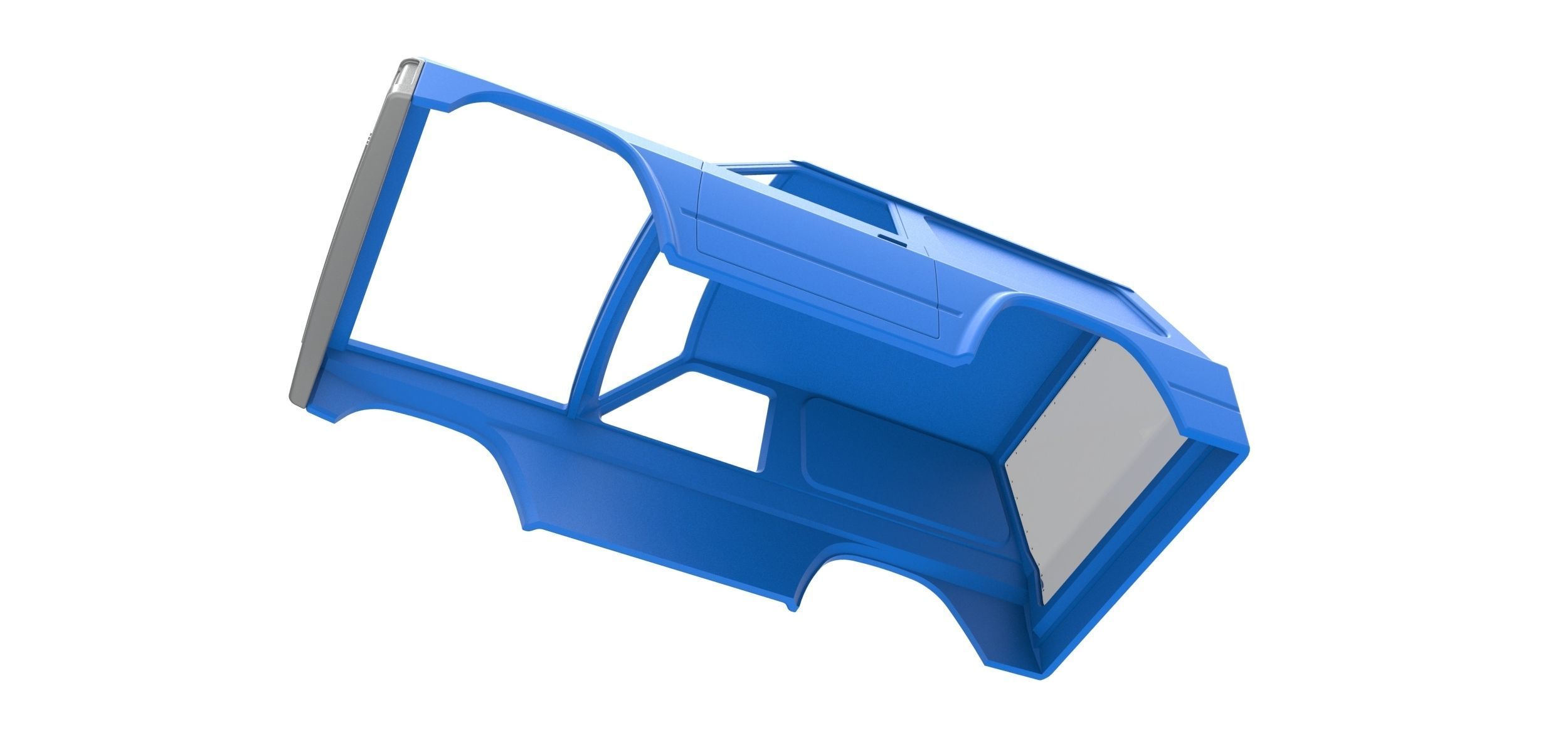 Shell of Uphill Sand Racing Dragster V2 Scale 1 to 25 3D print model_2