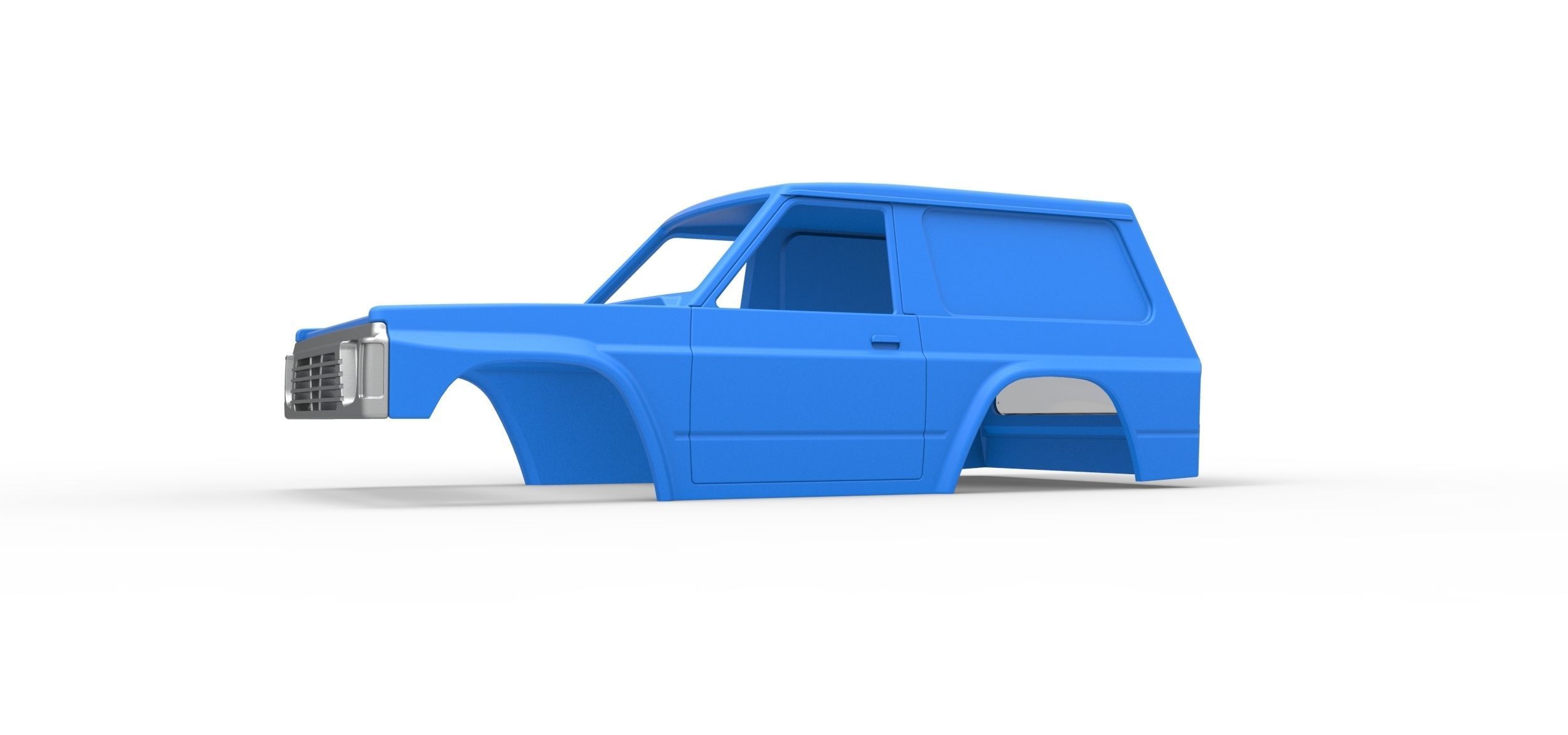 Shell of Uphill Sand Racing Dragster V2 Scale 1 to 25 3D print model_1