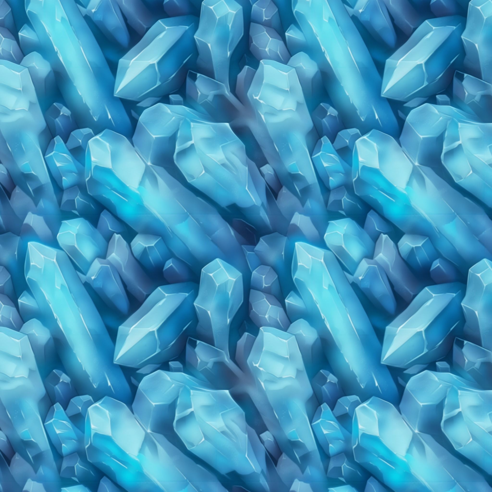 Stylized Crystal Seamless Texture Texture_1