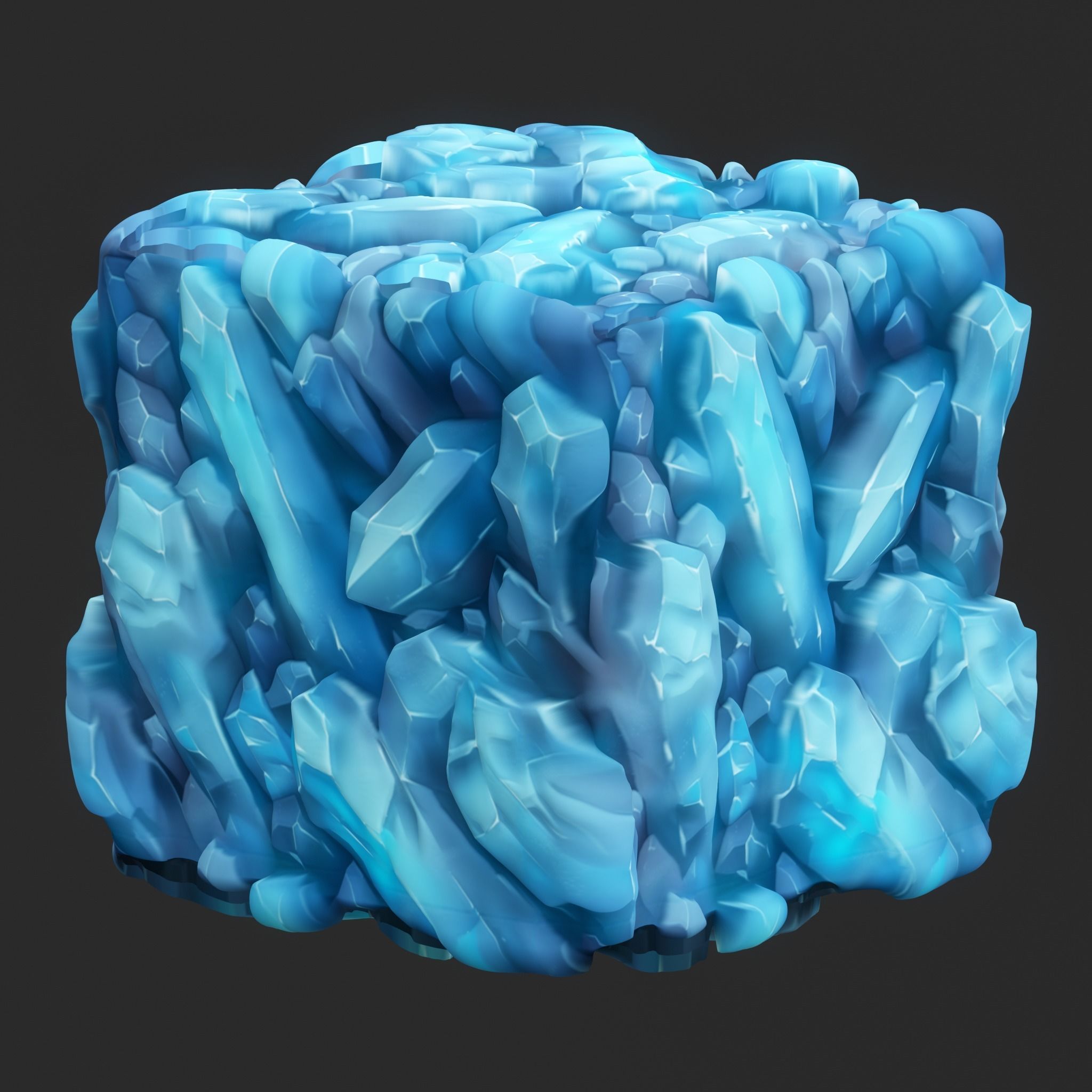 Stylized Crystal Seamless Texture Texture_2