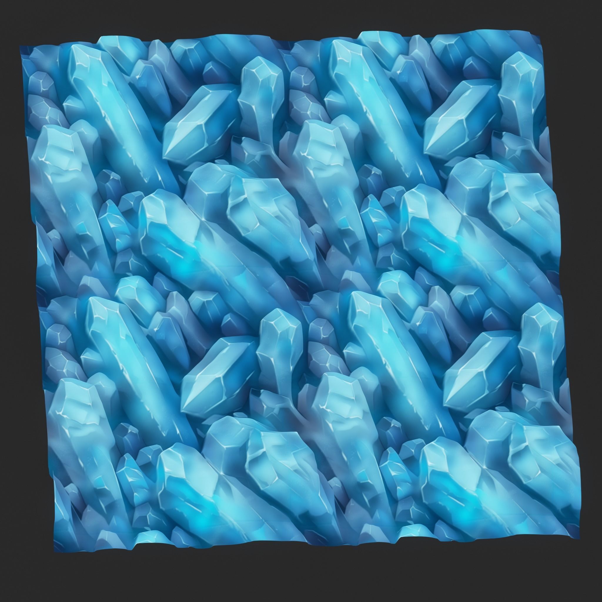 Stylized Crystal Seamless Texture Texture_3