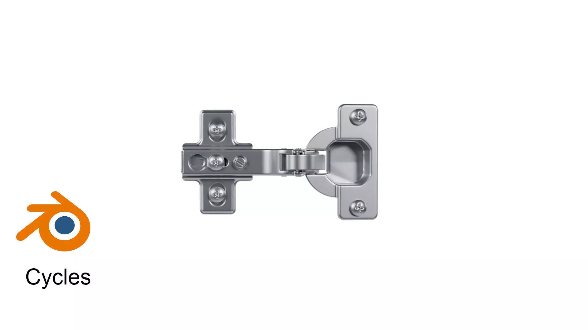 Hinge Furniture Fitting 3D model