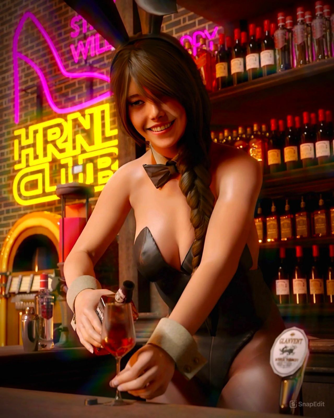 Sexy Bunny Girls 3d Model 3D model_1