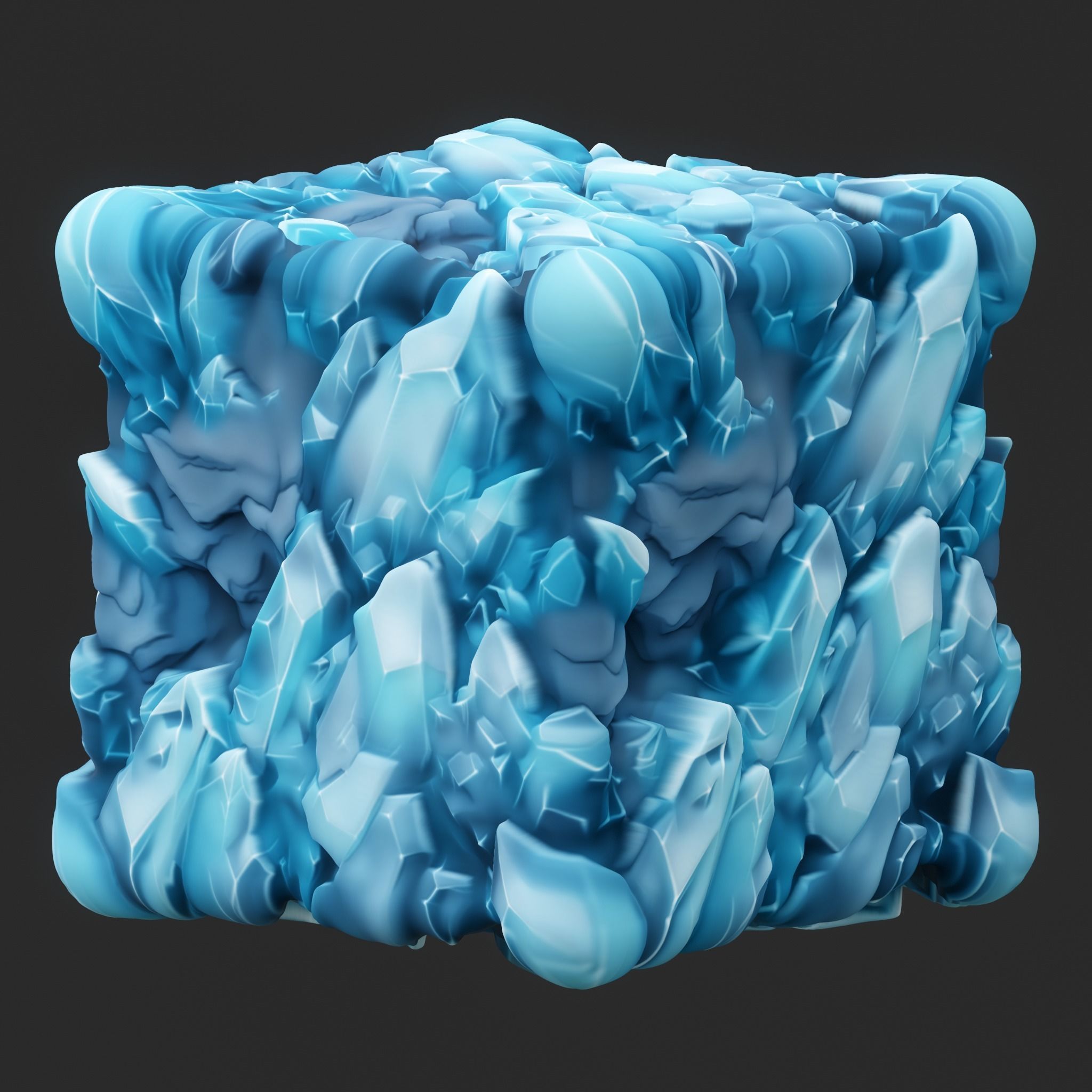 Stylized Crystal Seamless Texture Texture_3