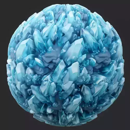 Stylized Crystal Seamless Texture
