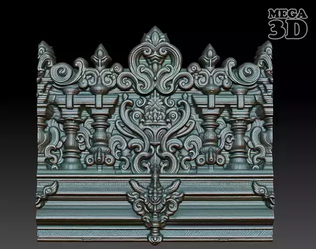 Indian Temple Wall basrelief 12 240614 3D print model